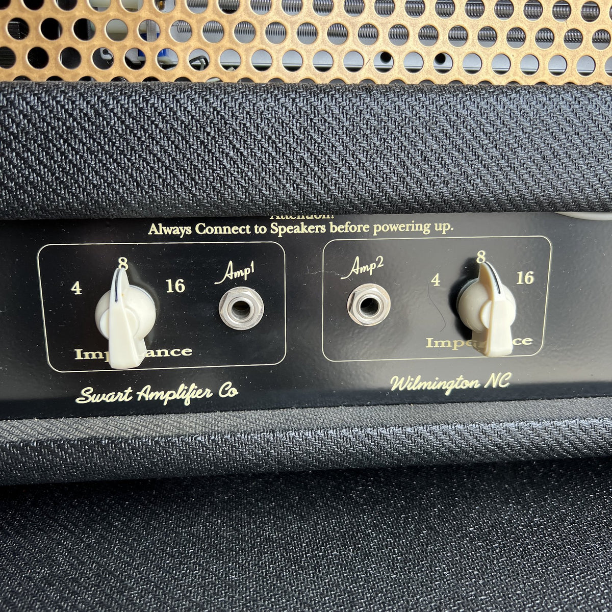 Swart Stereo Master 20 Head & Matching 2x12 Stereo Cabinet – Black Tweed (2019)