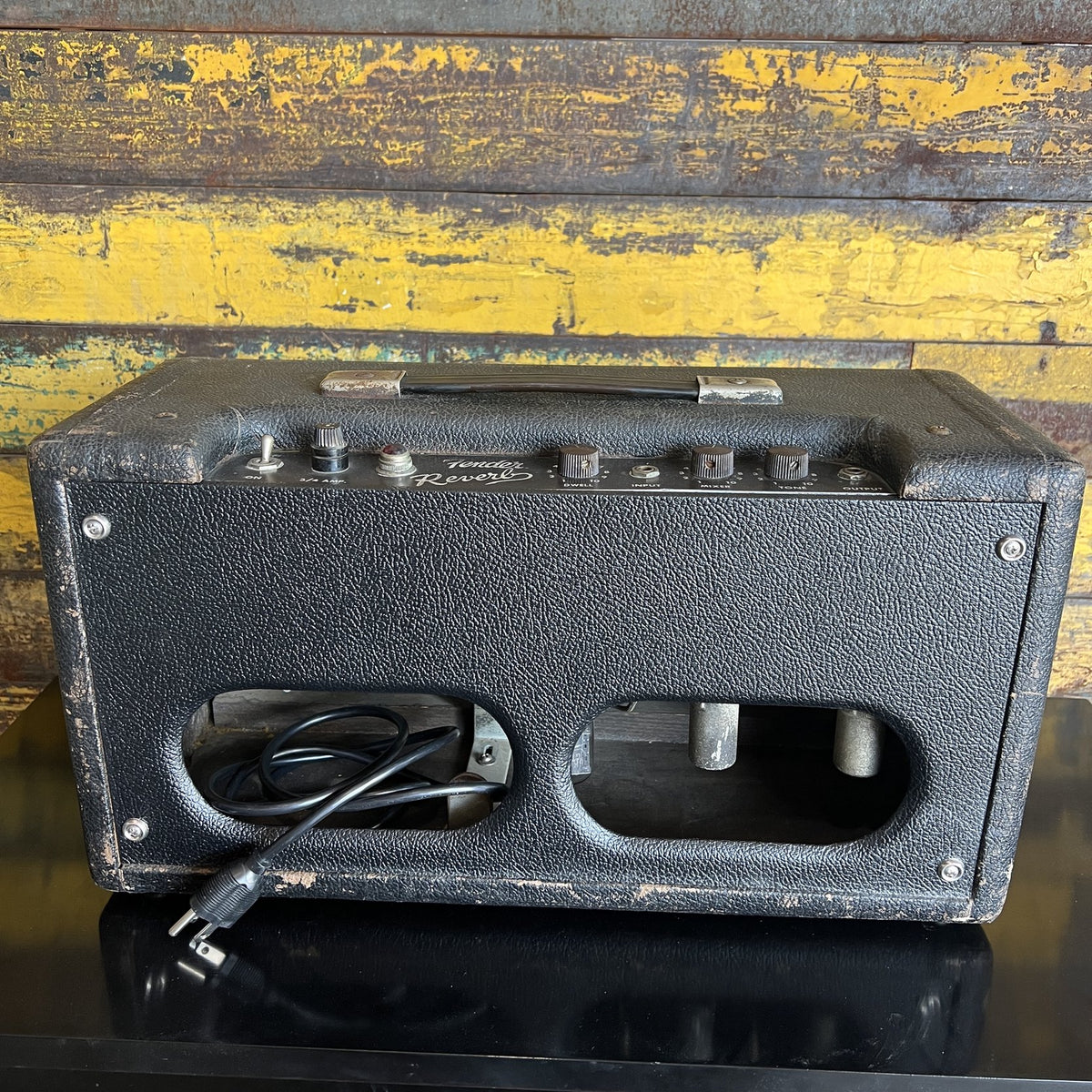 Vintage 1963 Fender 6G15 Standalone Reverb Unit – Rare "Brownface" Transitional Model (Batch #22)