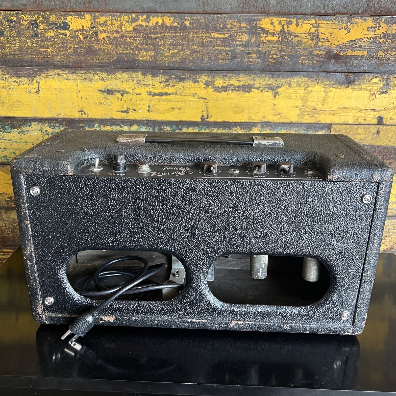 Vintage 1963 Fender 6G15 Standalone Reverb Unit – Rare "Brownface" Transitional Model (Batch #22)