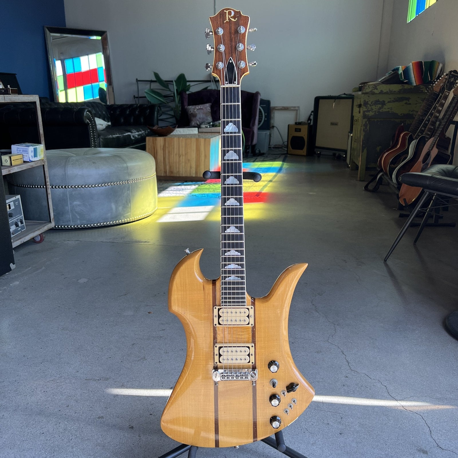 1976 BC Rich Mockingbird Supreme, owned by Tom Bukovac