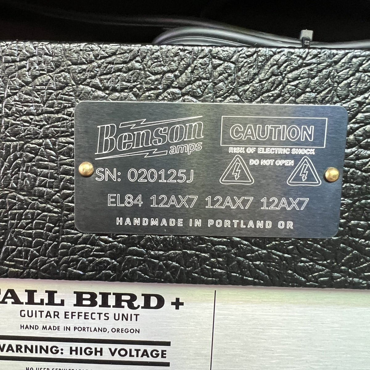 Benson Amps Tall Bird Plus - Black / Silver