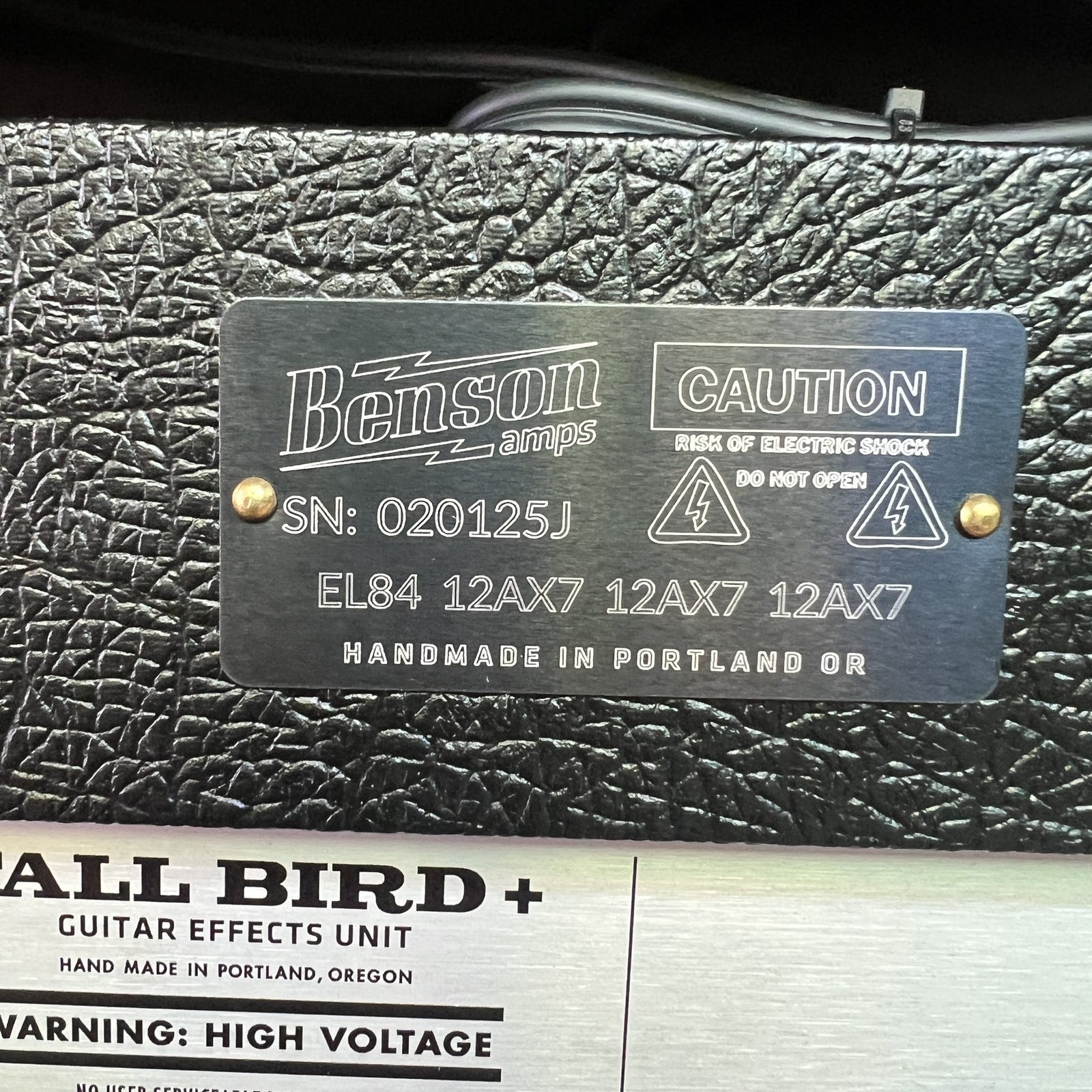 Benson Amps Tall Bird Plus - Black / Silver