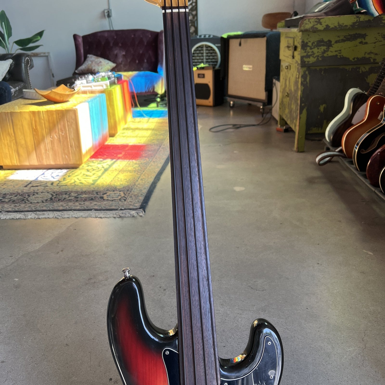 Vintage 1977 Fender Precision Fretless Bass
