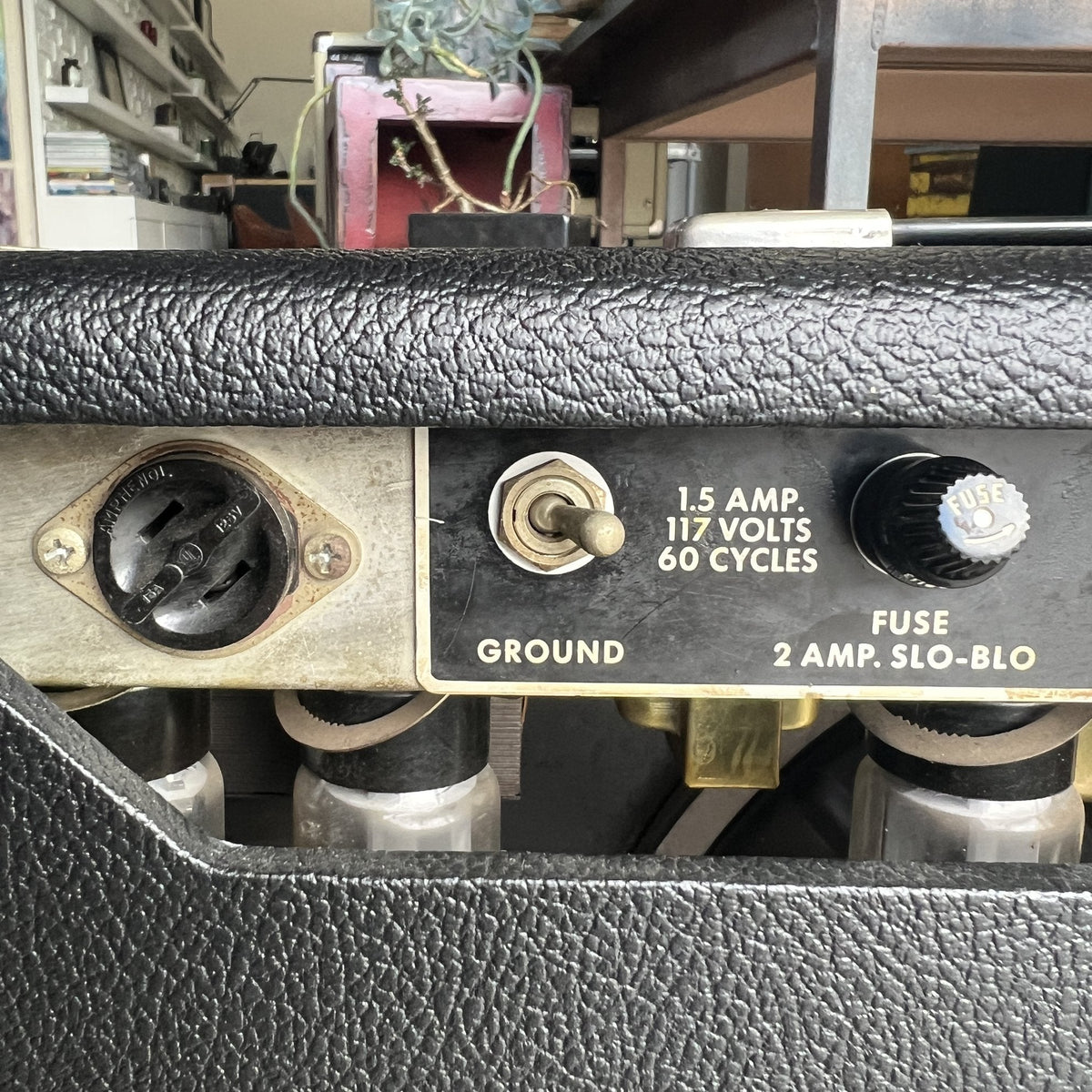 1963 Vintage Blackface Fender Pro-Amp, 40w 1x15