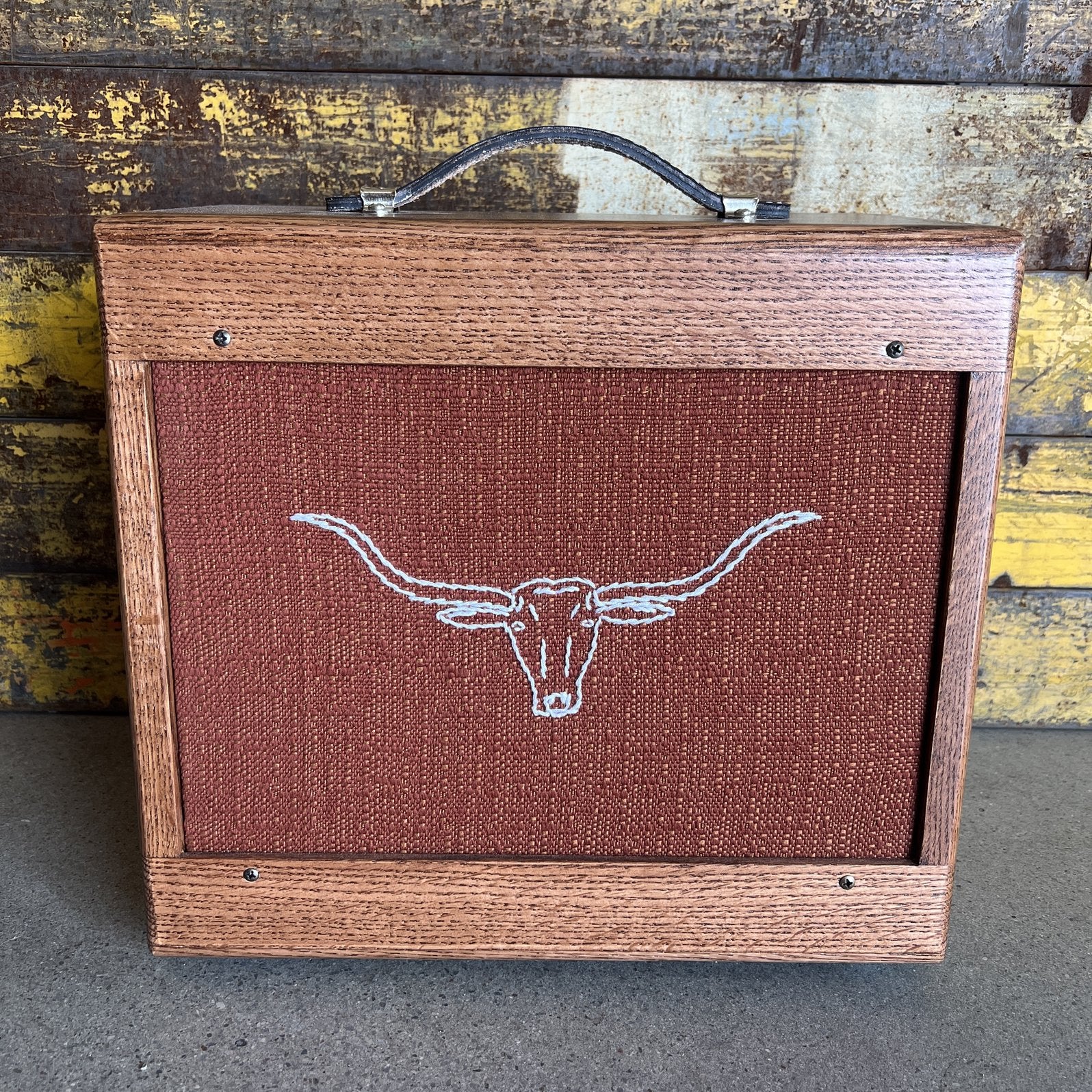 Westbound Amp & Embroidery Custom Red Oak 8" Cabinet for Champ