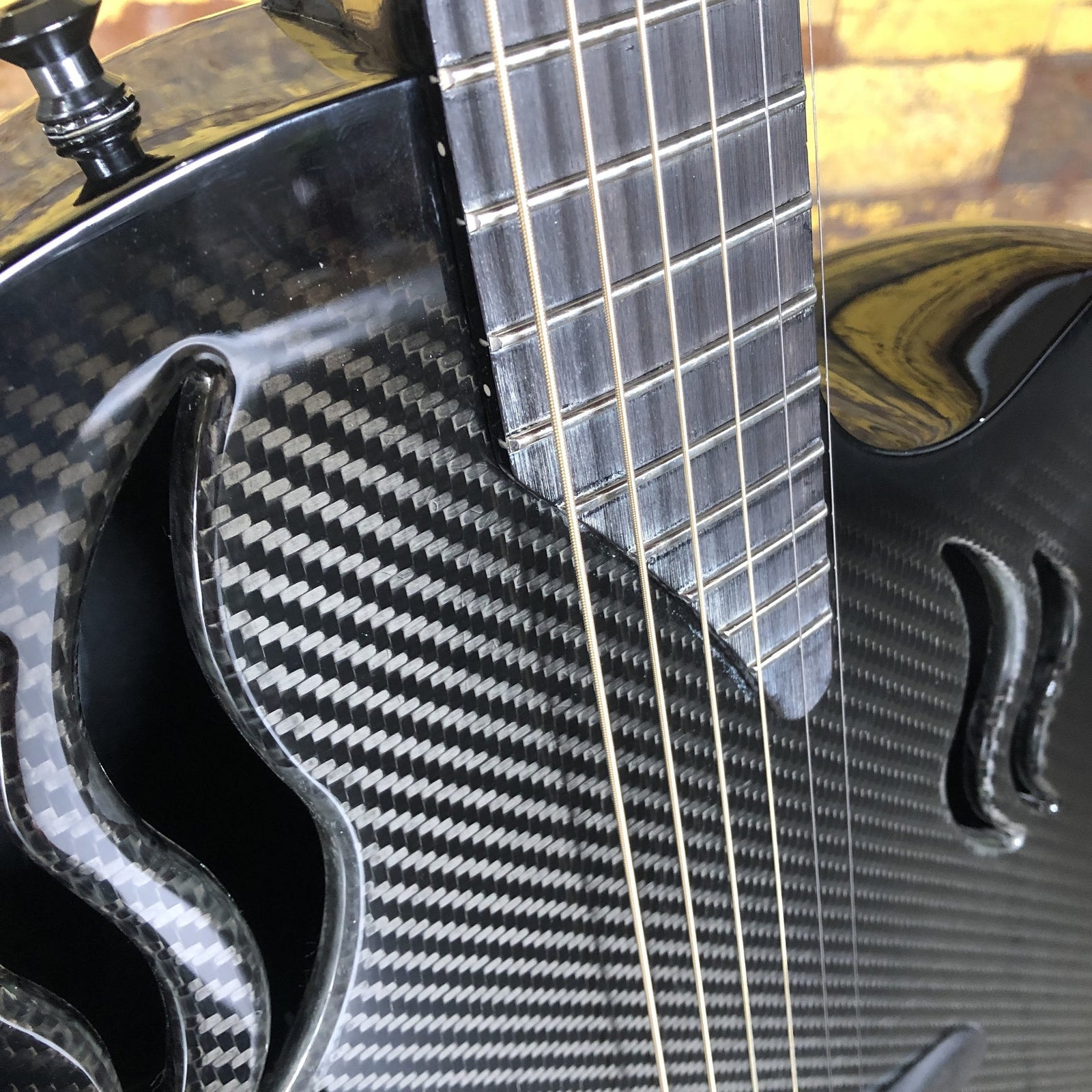 2002 Ovation Adamas Q2 Graphite Acoustic/Electric Guitar - Owned by KK Downing of Judas Priest