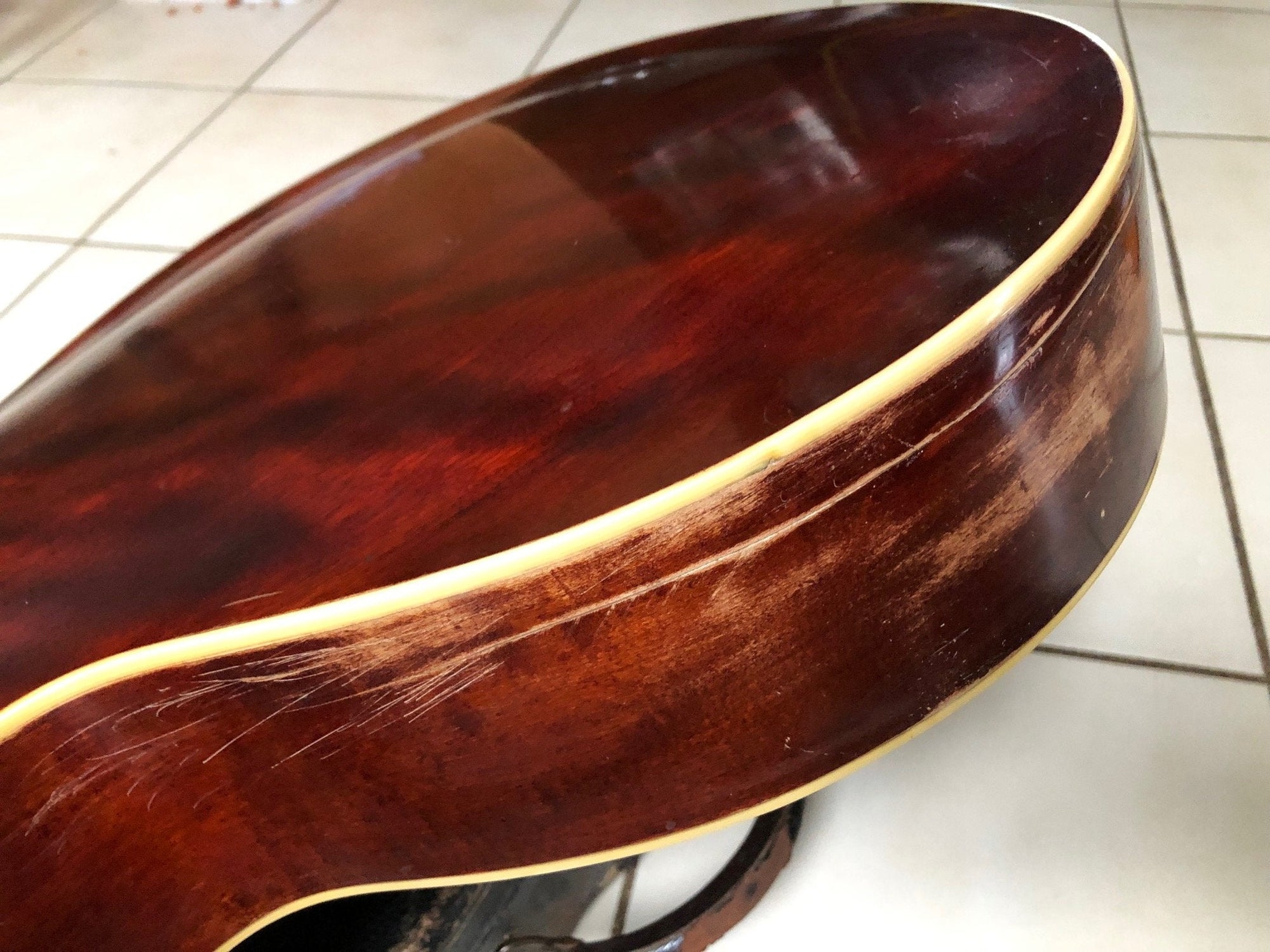 Vintage 1920’s Gibson Style 0 Archtop Guitar and Case