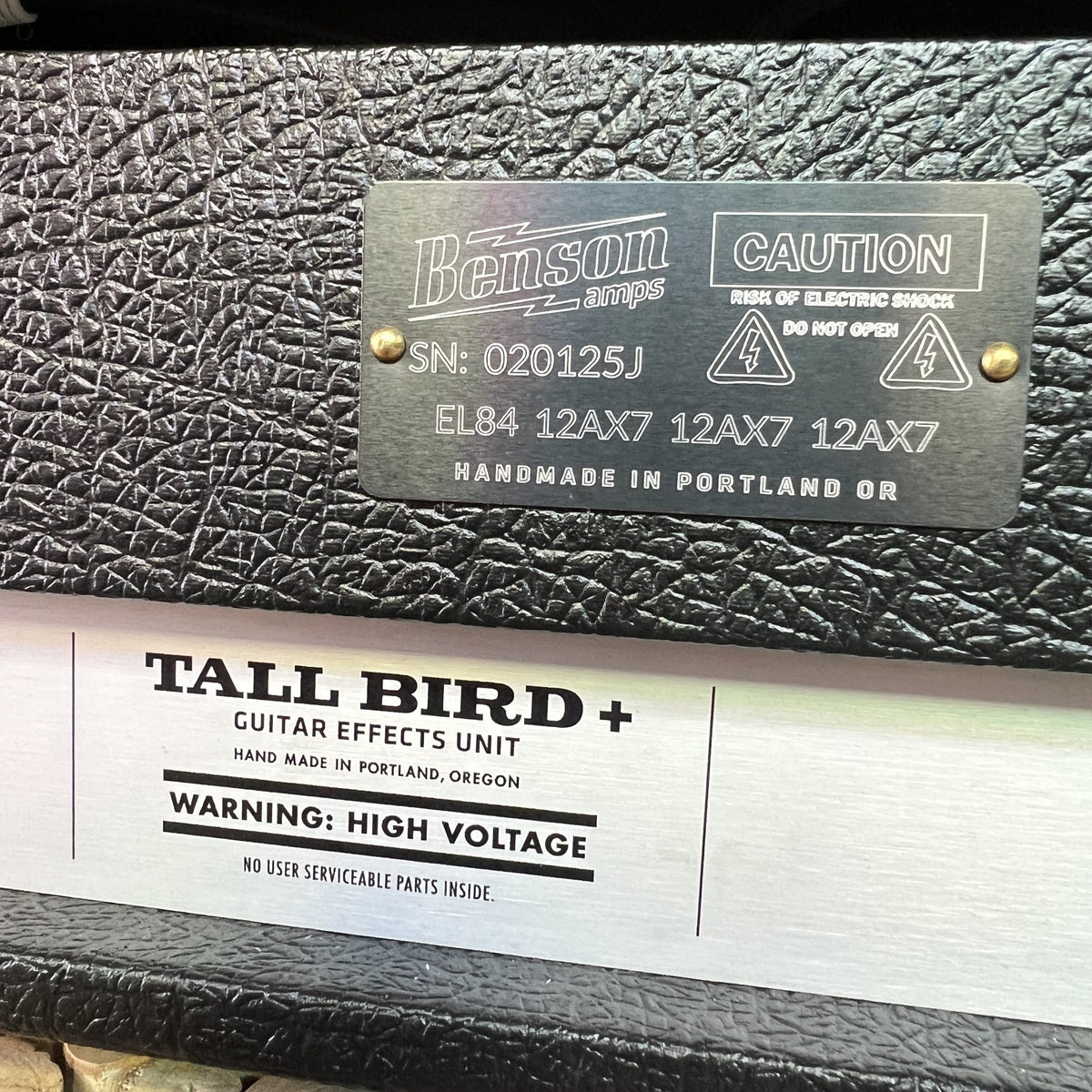 Benson Amps Tall Bird Plus - Black / Silver