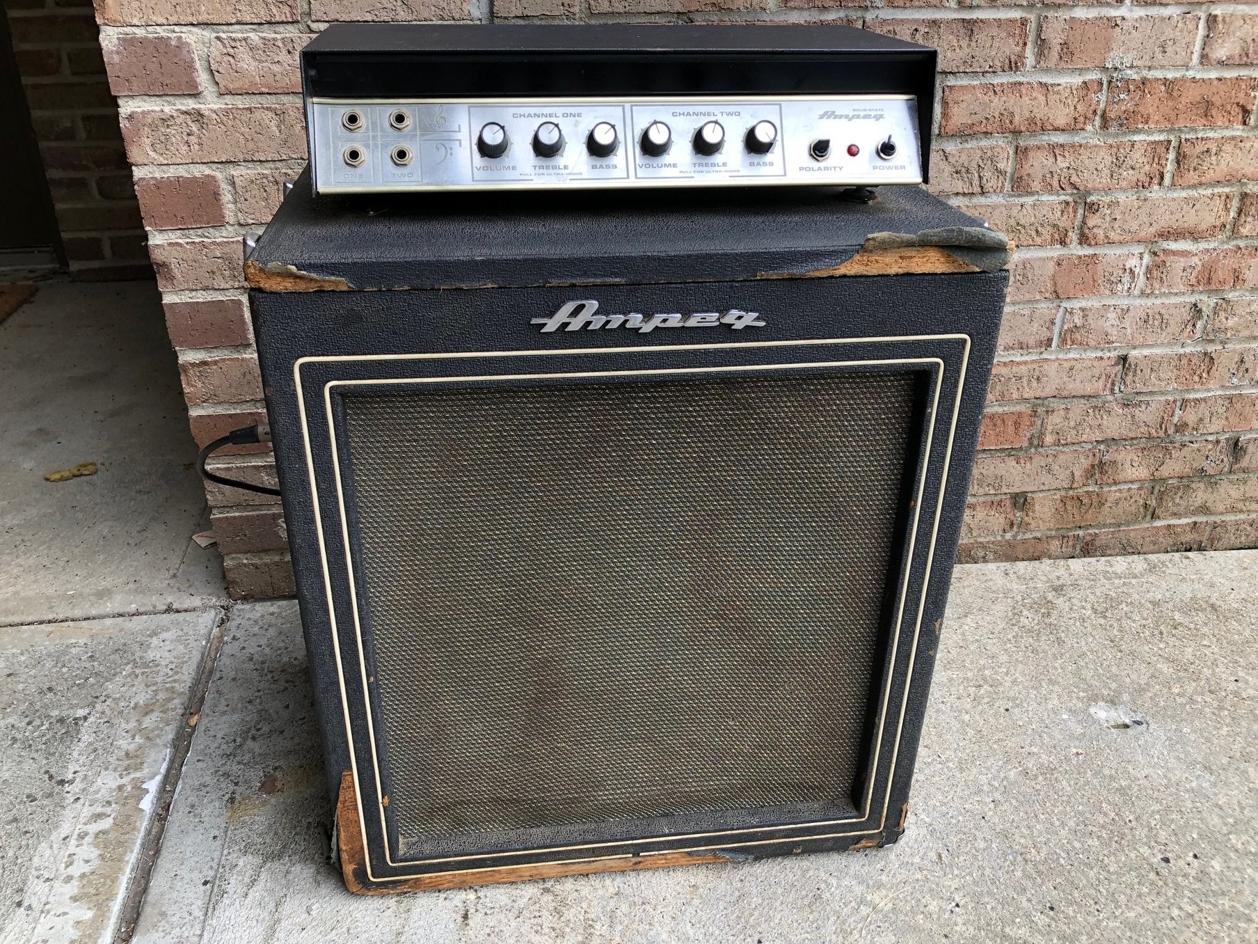 Vintage 1960’s Ampeg BT-15 Portaflex Bass Amplifier w/ Tags