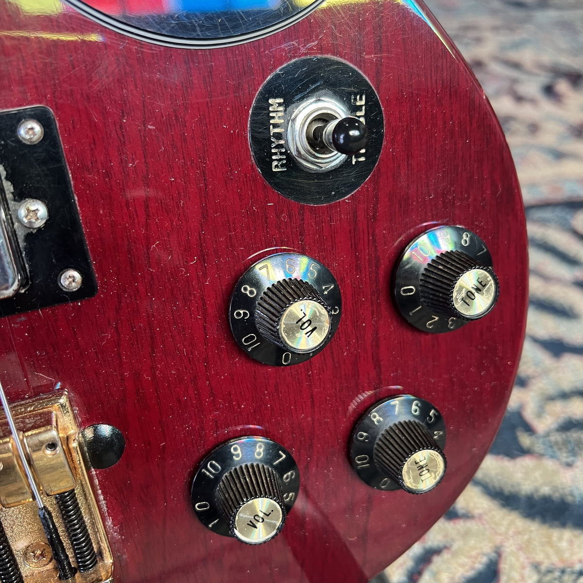 Vintage 1970s Greco EB420 Bass Guitar – Cherry Red (Made in Japan)