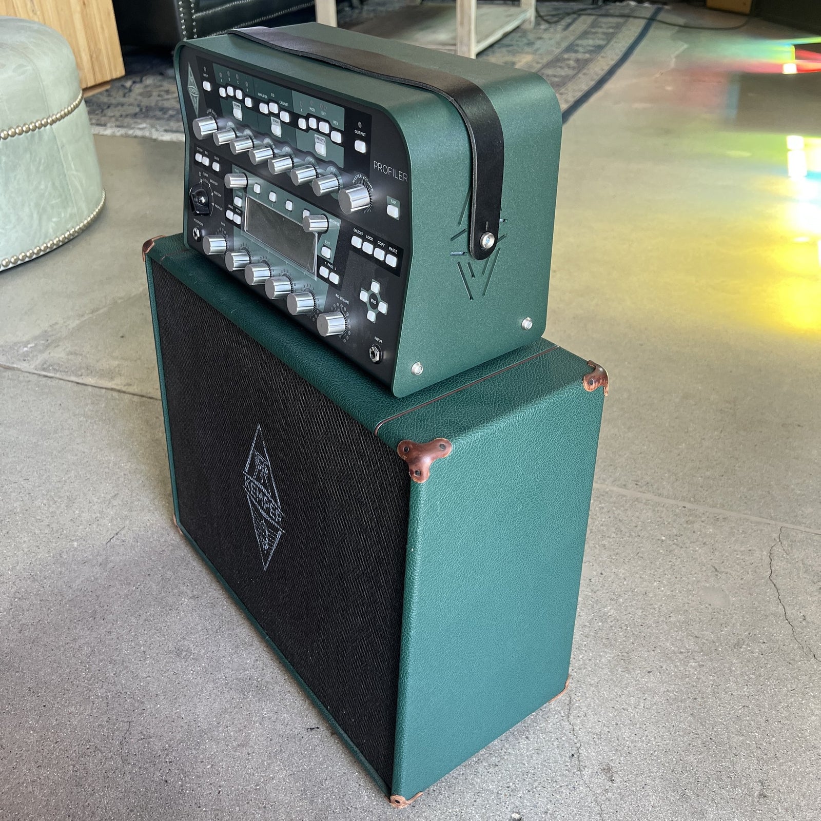 Kemper Profiler PowerHead MK1 & Passive Kabinet K12K-200 Bundle - Green