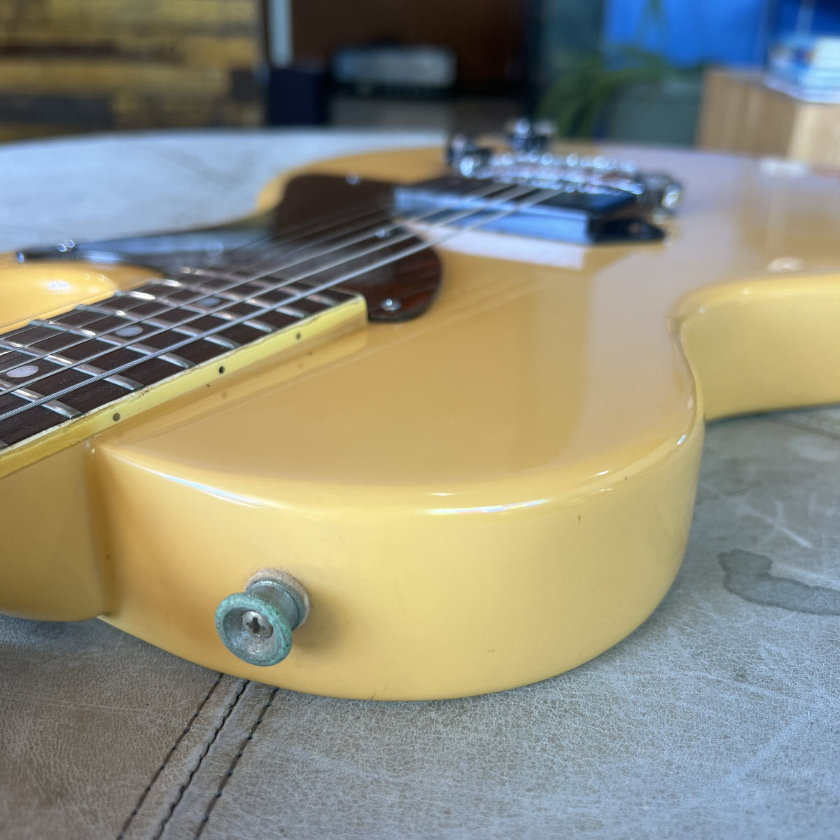 Vintage 1970s Ibanez "Lawsuit Era" Les Paul Junior Copy - TV Yellow (Set-Neck)