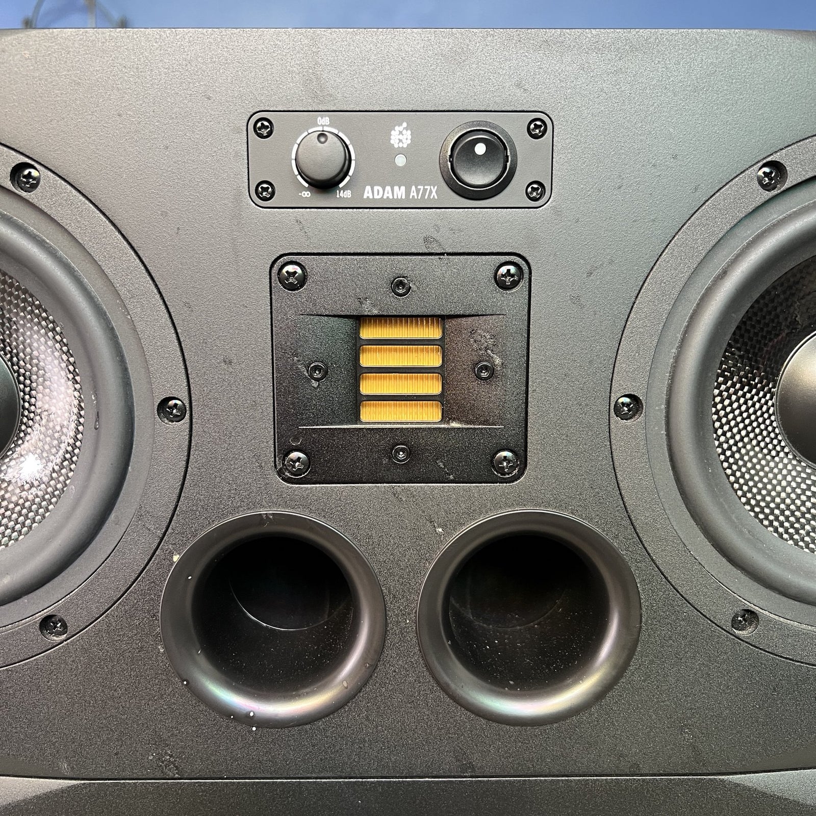 ADAM Audio A77X 2.5-Way Active Studio Monitors - Matched Pair (Speaker A & Speaker B) - Excellent Condition