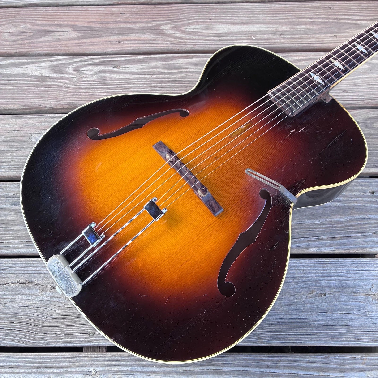 Vintage 1951 Epiphone Triumph Archtop Acoustic Guitar