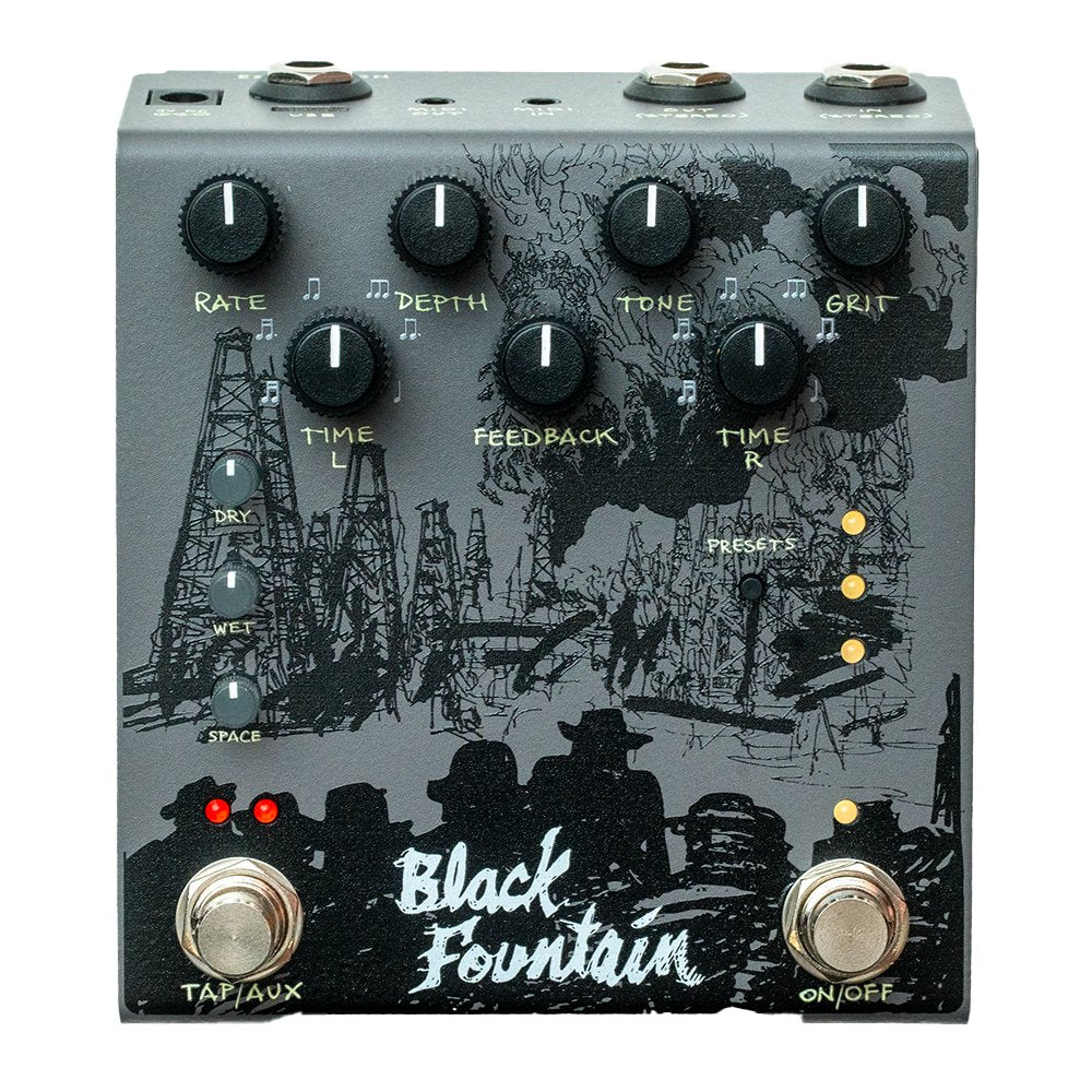Old Blood Noise Endeavors Black Fountain Stereo - Slate