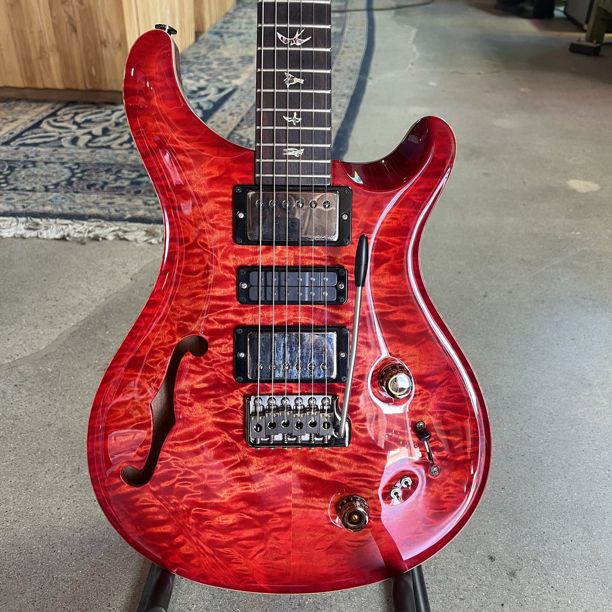 PRS Special Wood Library Brazilian Neck 10 Top - 2019 - Blood Orange