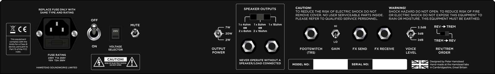 Hamstead Soundworks Artist 20+RT Head - Cream