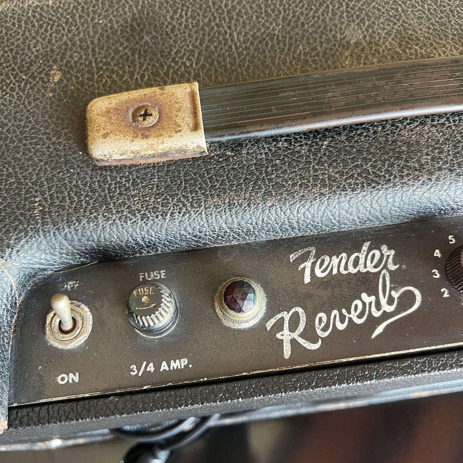 Vintage 1963 Fender 6G15 Standalone Reverb Unit – Rare "Brownface" Transitional Model (Batch #22)