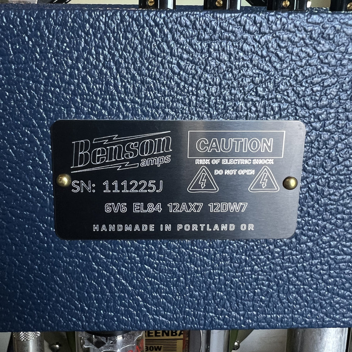 Benson Amps Vinny Reverb Combo - Blue / Wheat | Mint