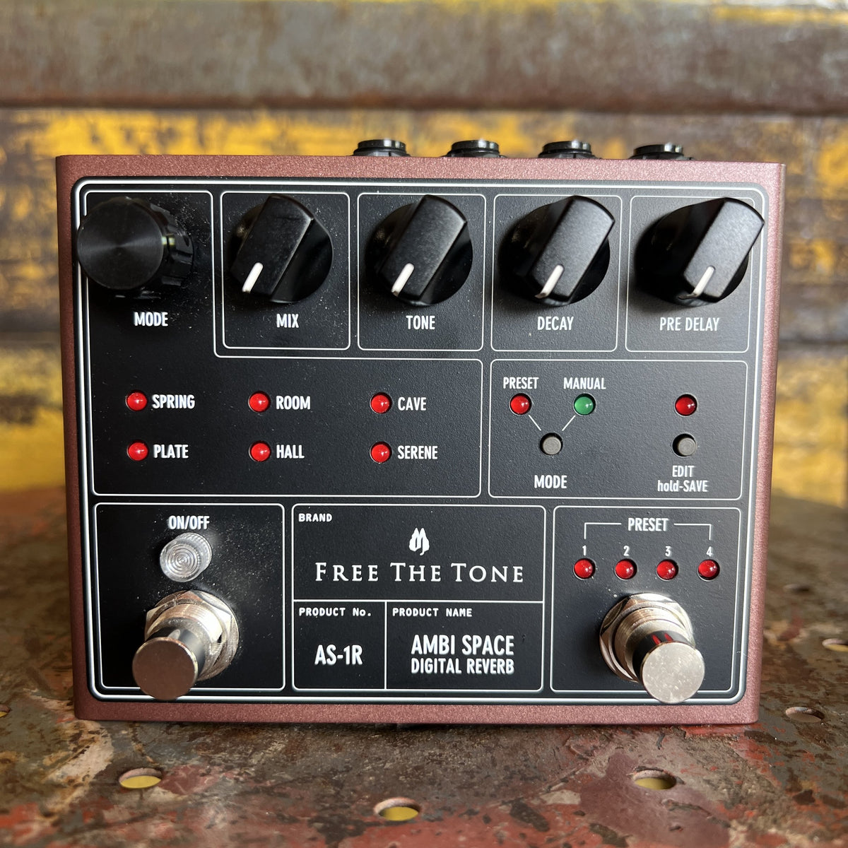 Free The Tone Ambi Space AS-1R Digital Reverb Pedal - Excellent