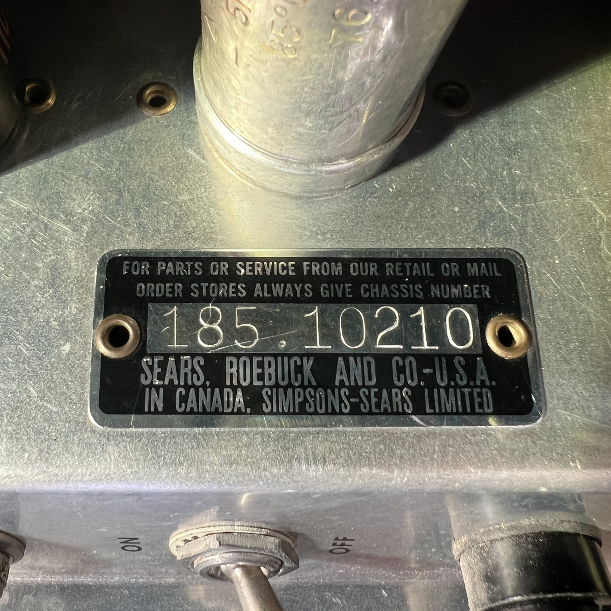 1961 Silvertone 1472 10W Guitar Amplifier