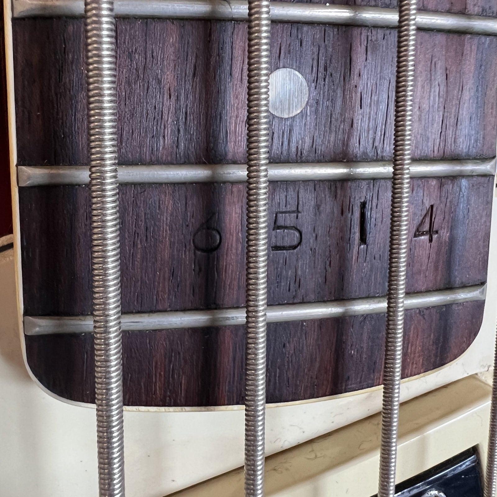 1967 Yamaha SB-5A Bass Guitar, Sunburst Finish
