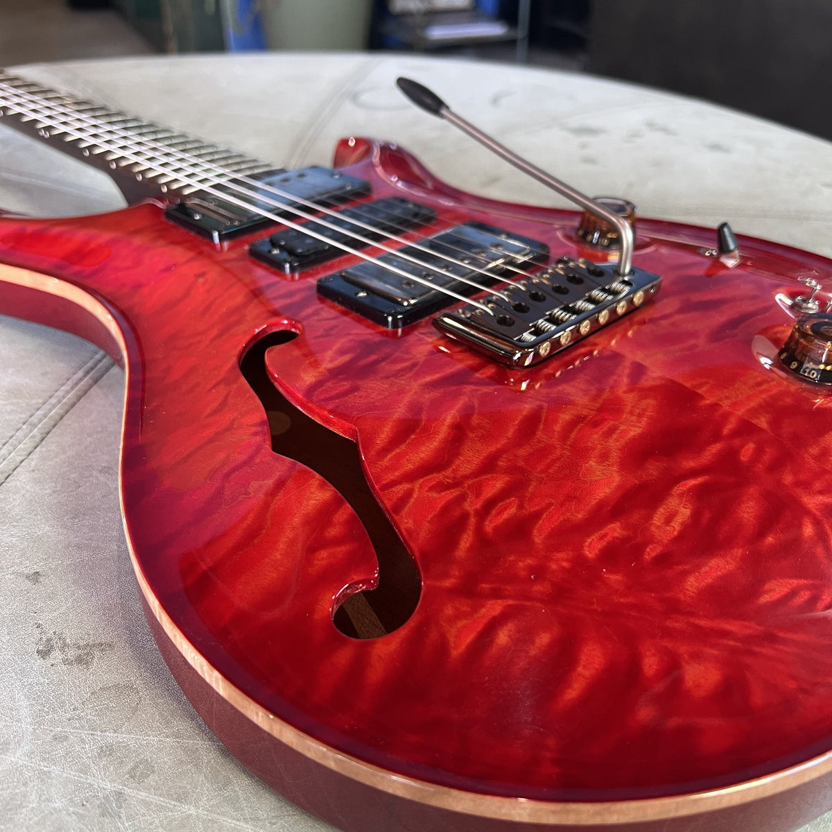 PRS Special Wood Library Brazilian Neck 10 Top - 2019 - Blood Orange