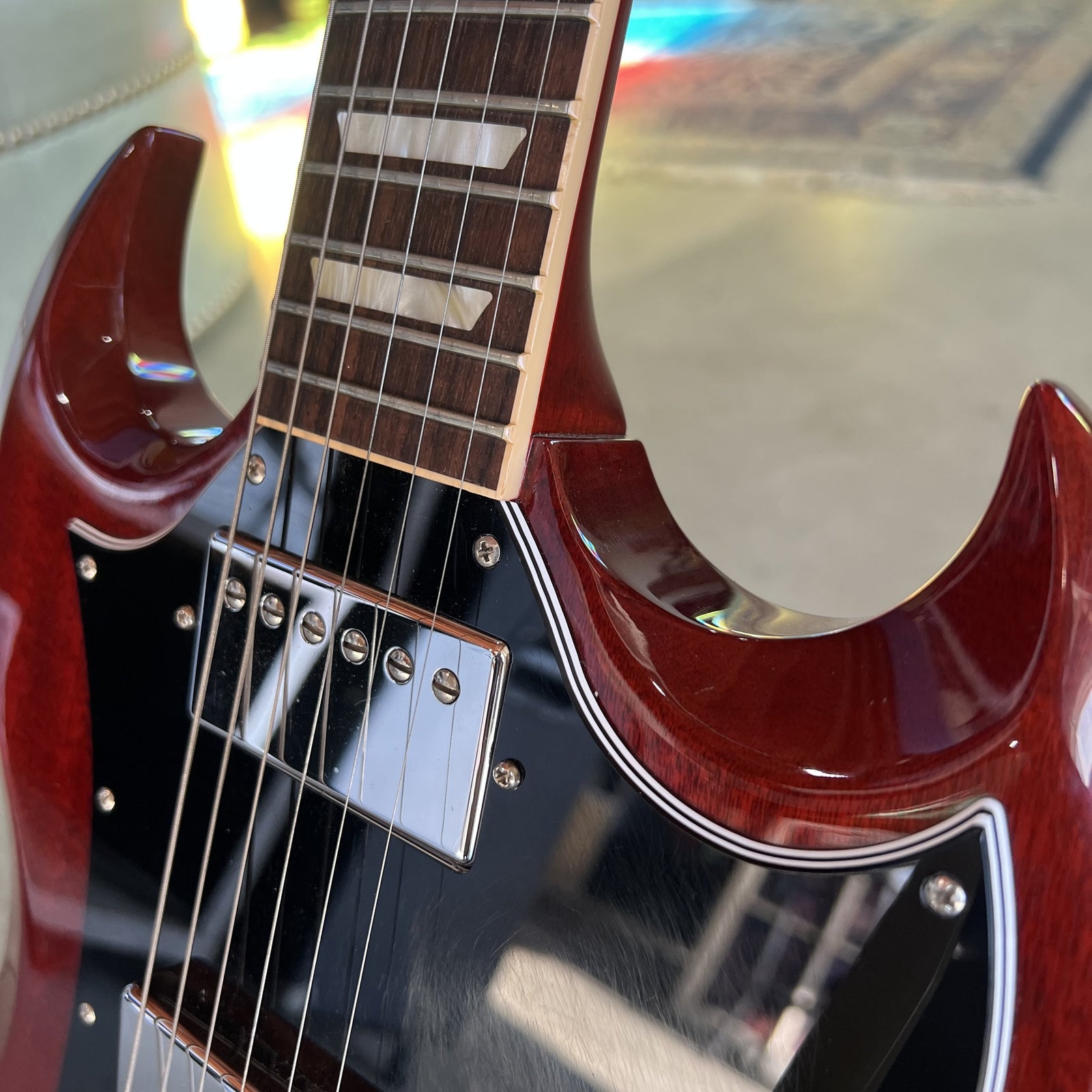 Robby Kreiger Owned Gibson 50th Anniversary SG Robby Krieger Signature (2012) – The Doors, Maestro Vibrola