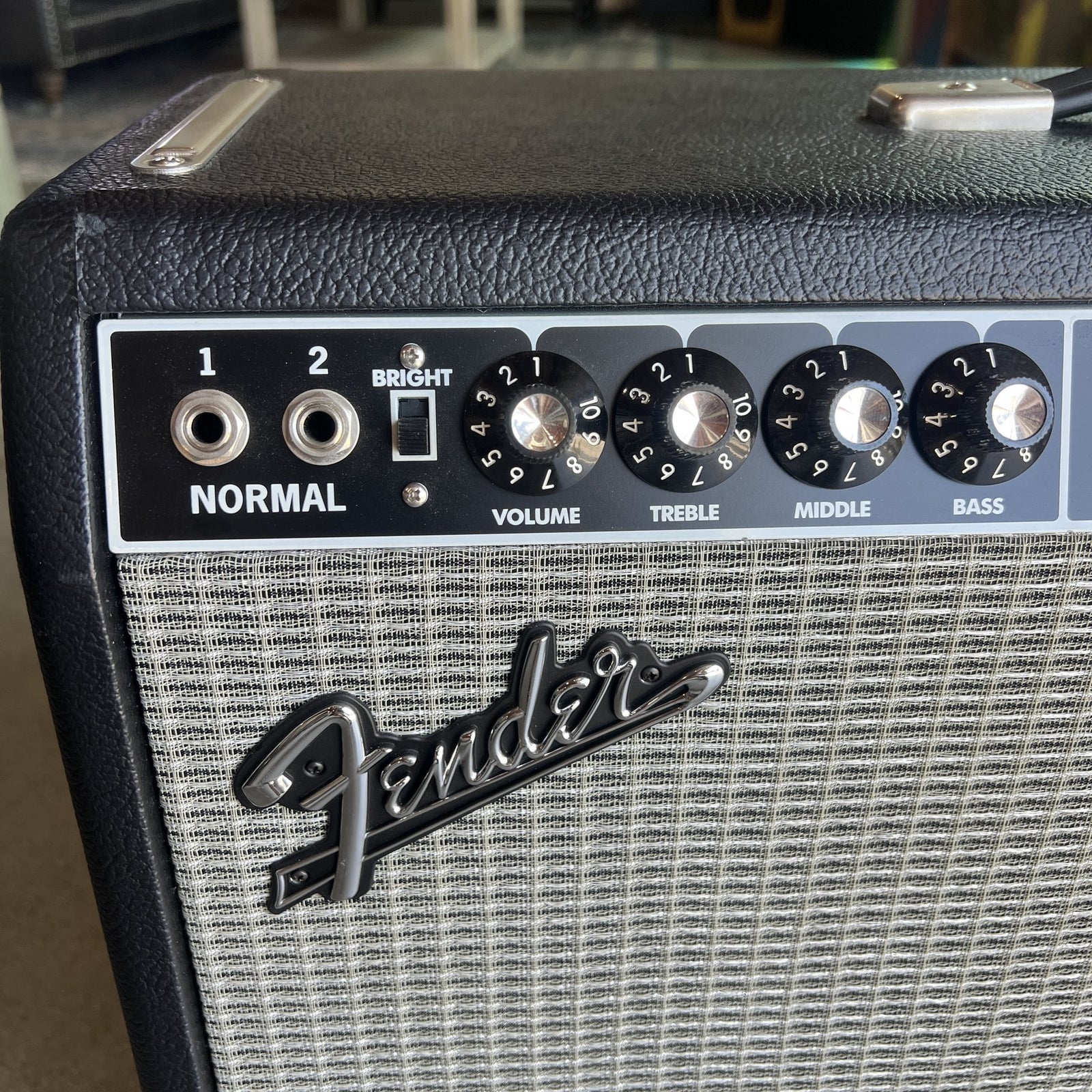 Fender Tone Master Twin Reverb blackface control panel