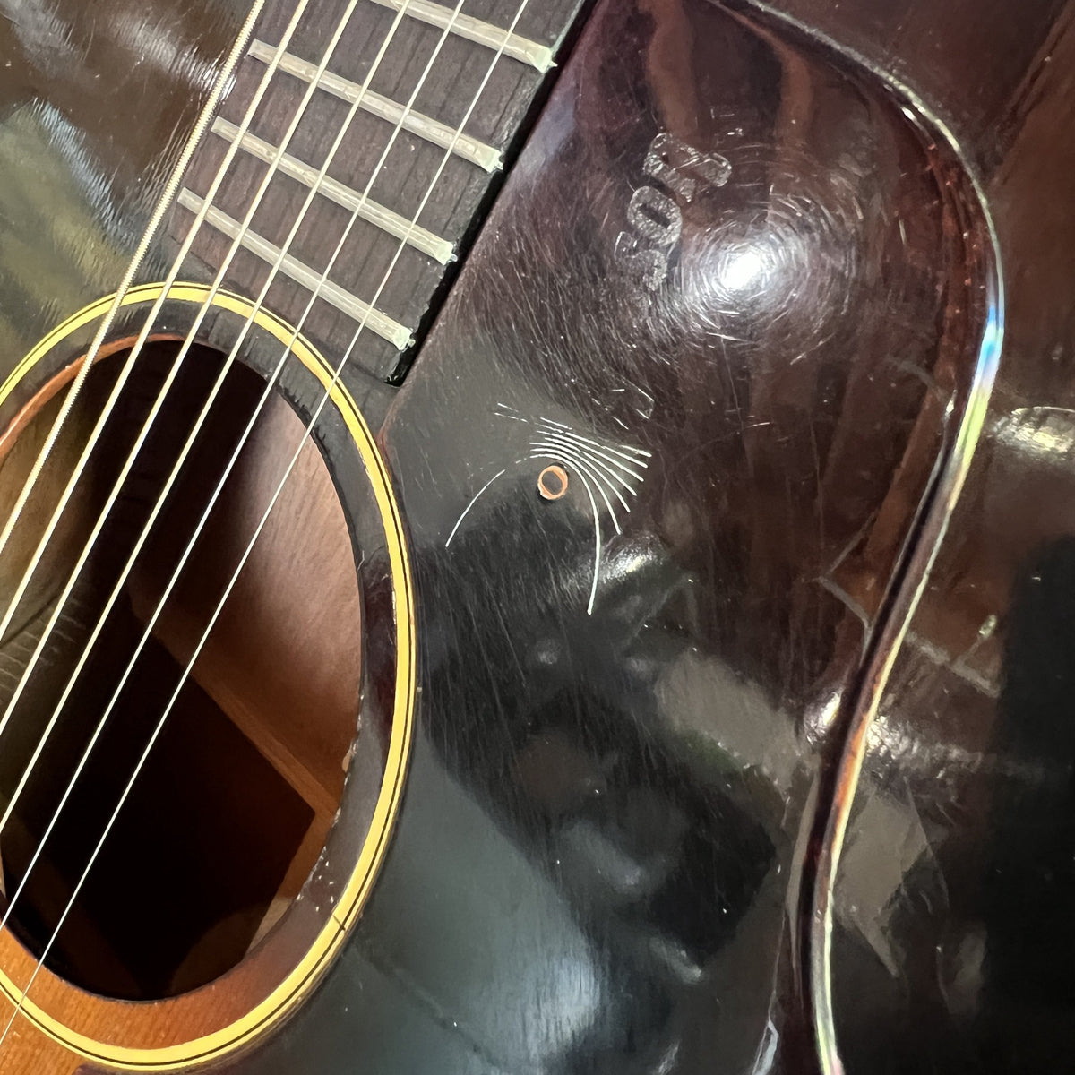 Vintage 1968 Gibson B-25 Acoustic Guitar – Sunburst (Original Case)