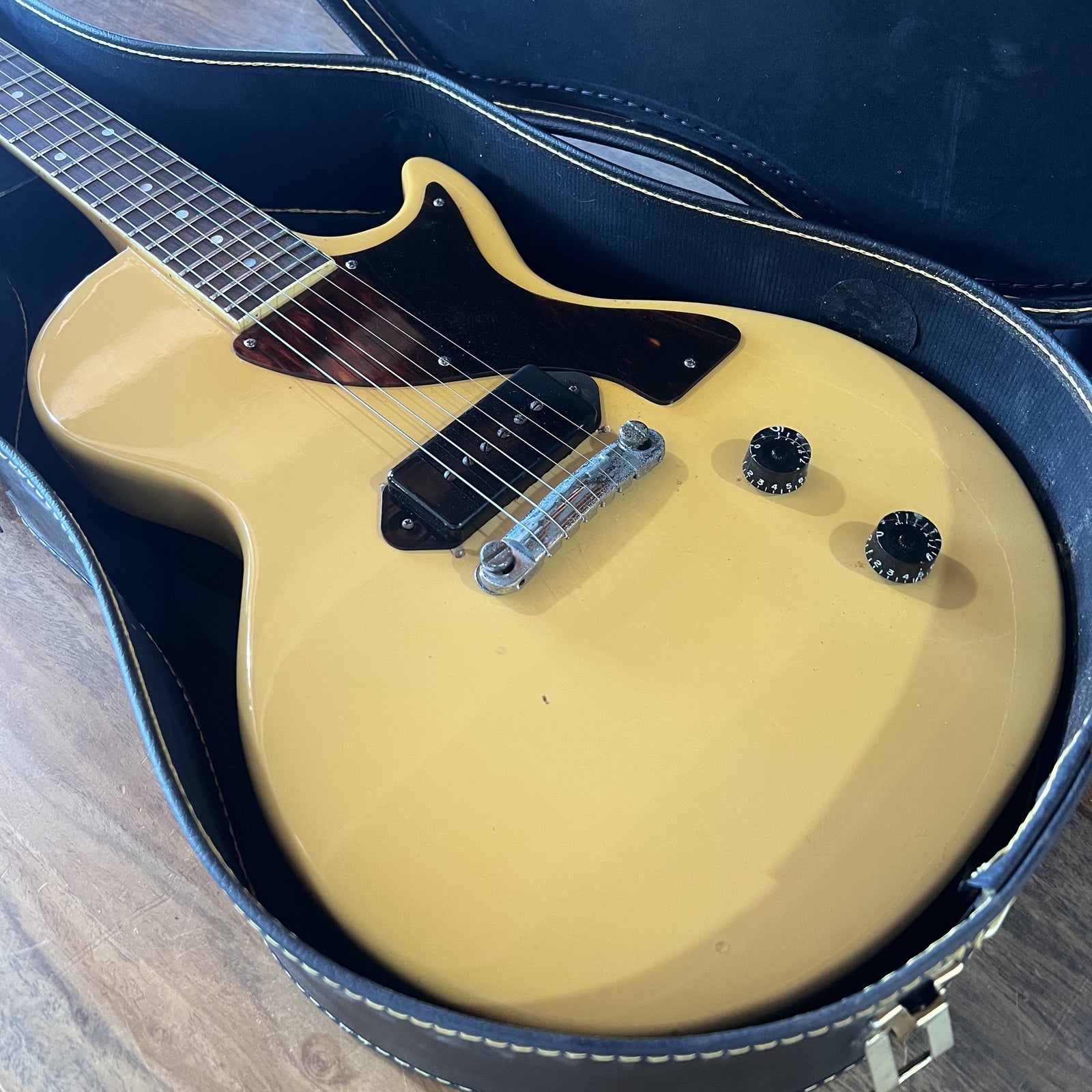 Vintage 1970s Ibanez "Lawsuit Era" Les Paul Junior Copy - TV Yellow (Set-Neck)