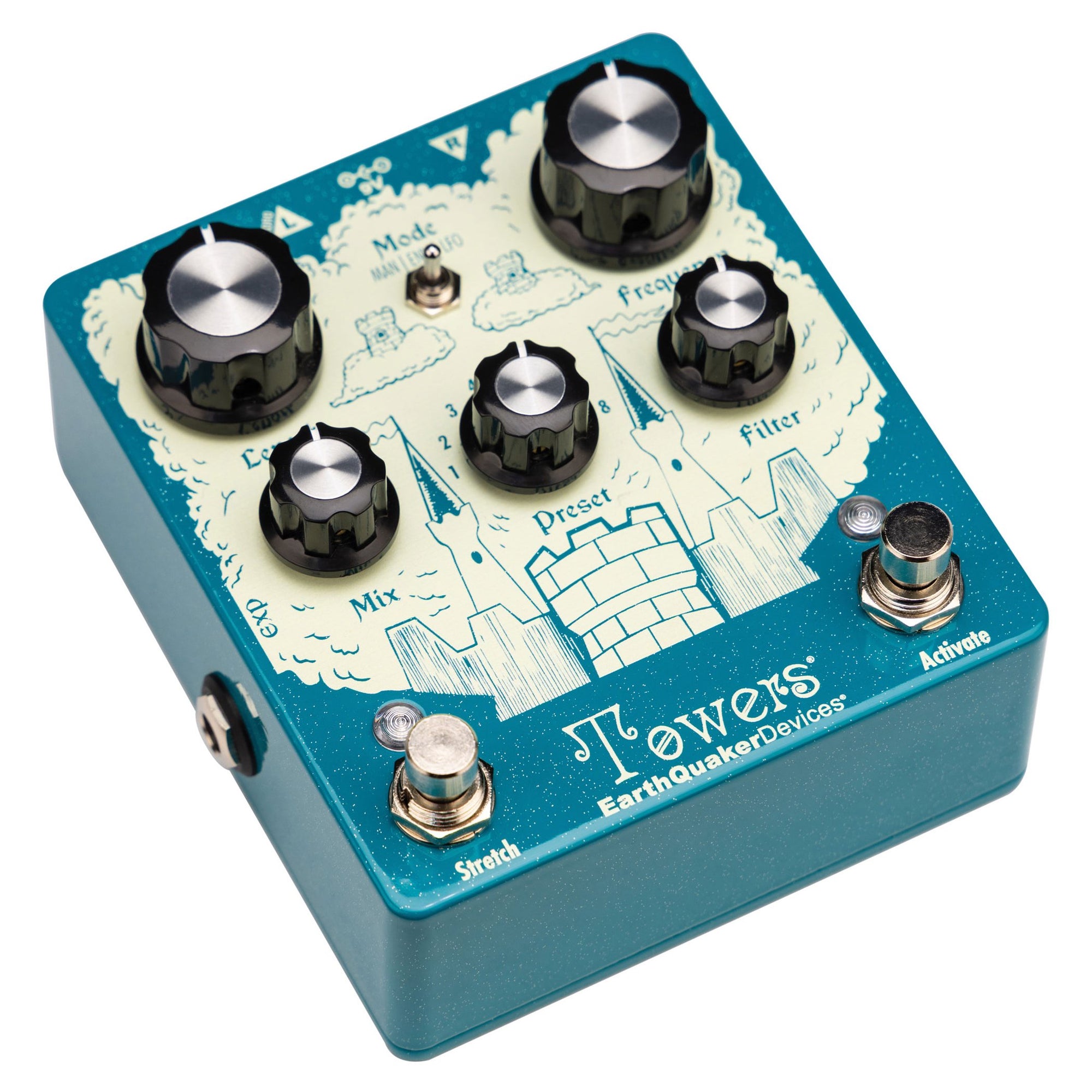 EarthQuaker Devices Towers V1 – Stereo Soundscape Pedal