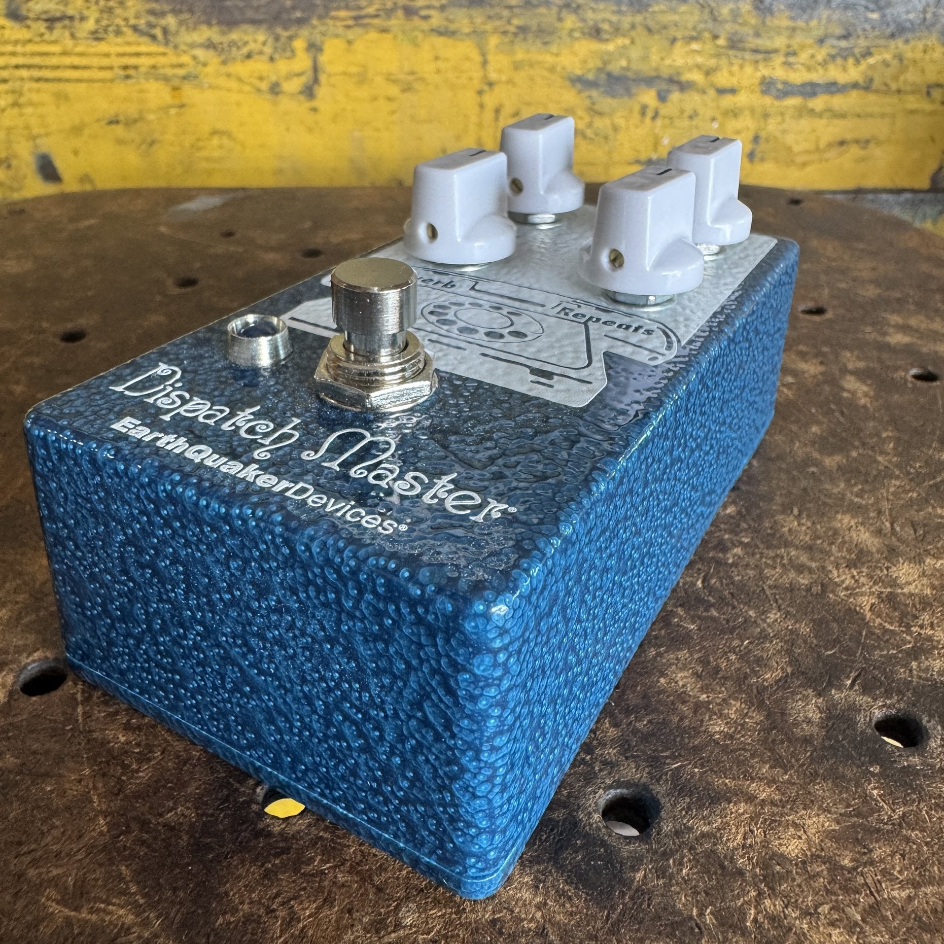 EarthQuaker Devices Dispatch Master - Cottonwood Special Hammertone Blue Colorway