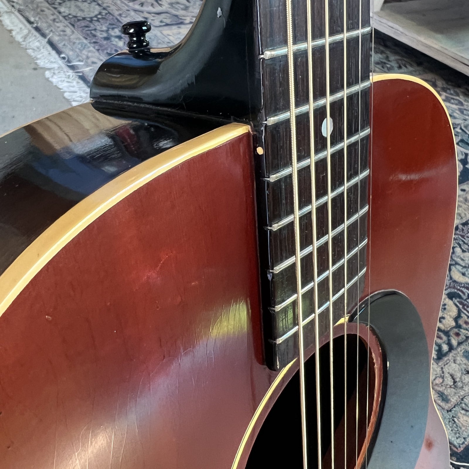 Vintage 1960-1962 Gibson LG-2 Sunburst – Player Grade X-Braced Acoustic with Pickup & Upgraded Fixed Bridge