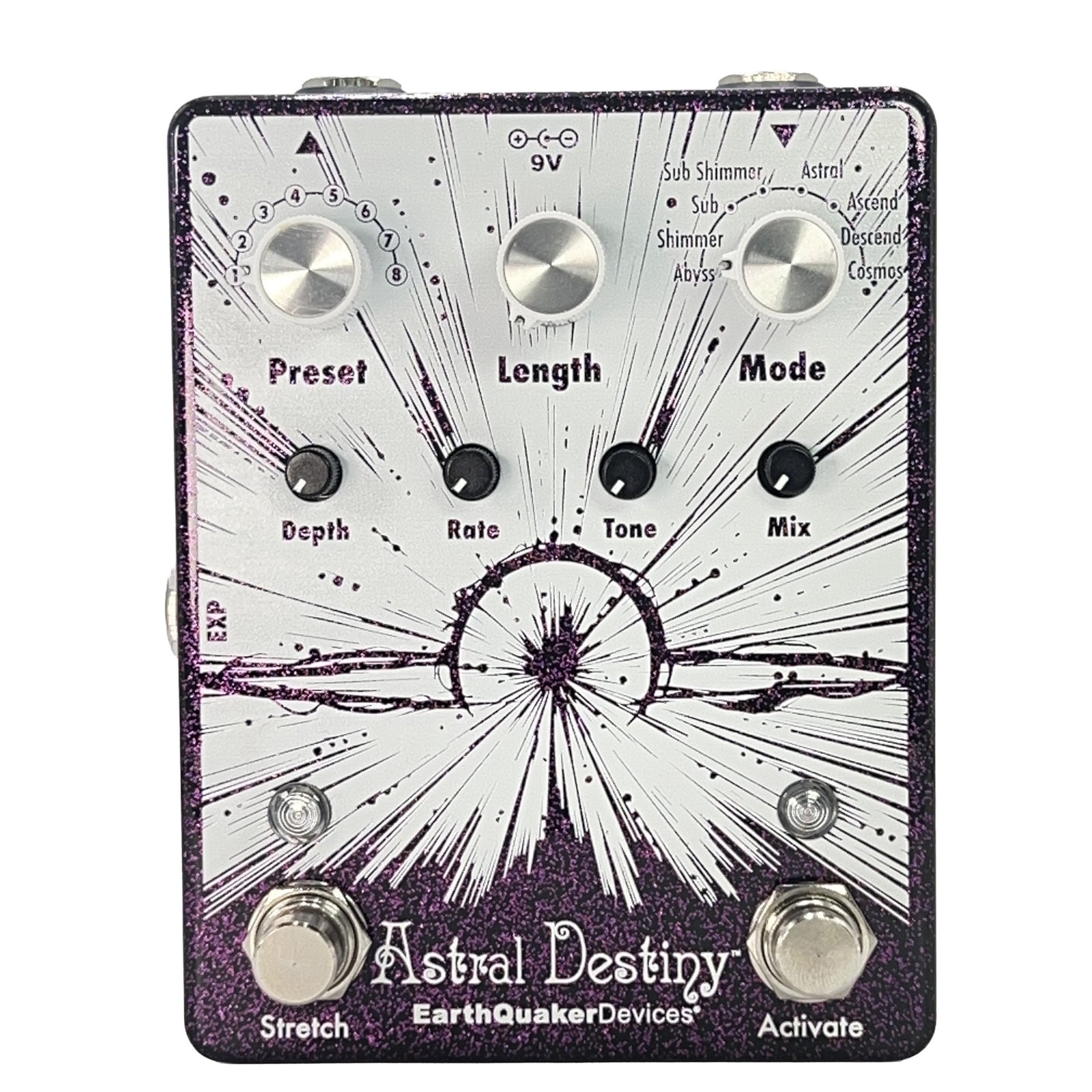 EarthQuaker Devices Astral Destiny - Purple Sparkle - Cottonwood Music Exclusive Color