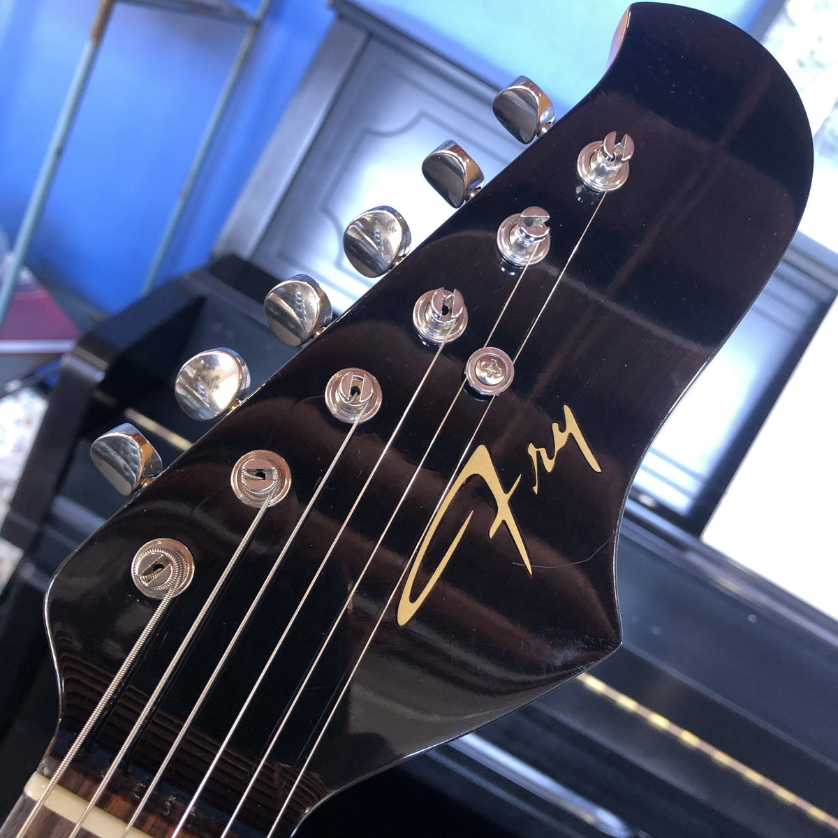 Fry Guitars SID - Misty Metallic Green Checked