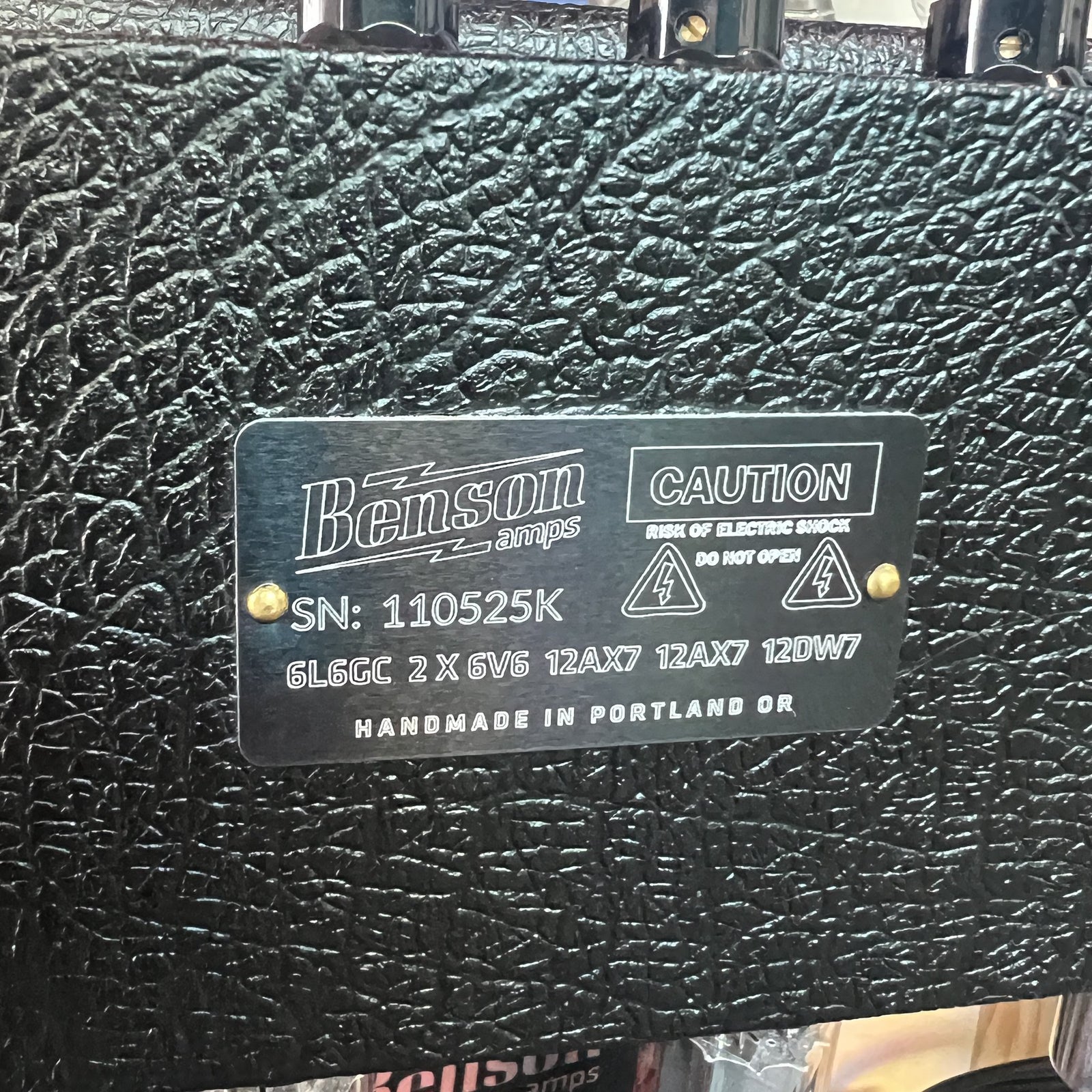 Benson Amps Monarch Reverb Plus - Black / Check
