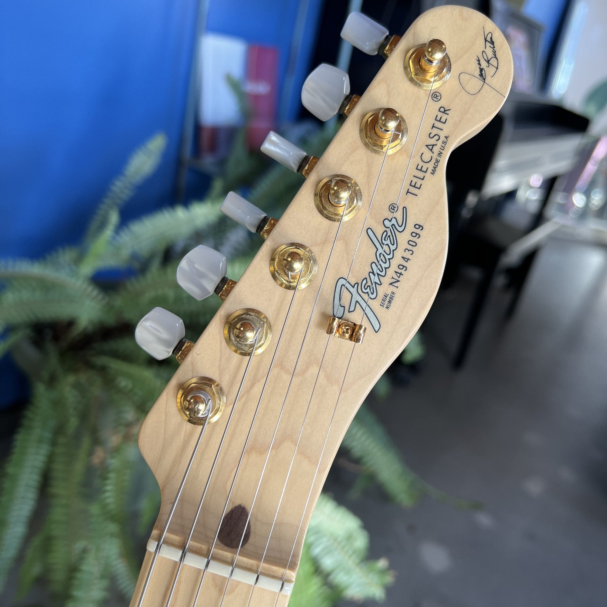 1994 Fender James Burton Telecaster - Black w/Gold Paisley
