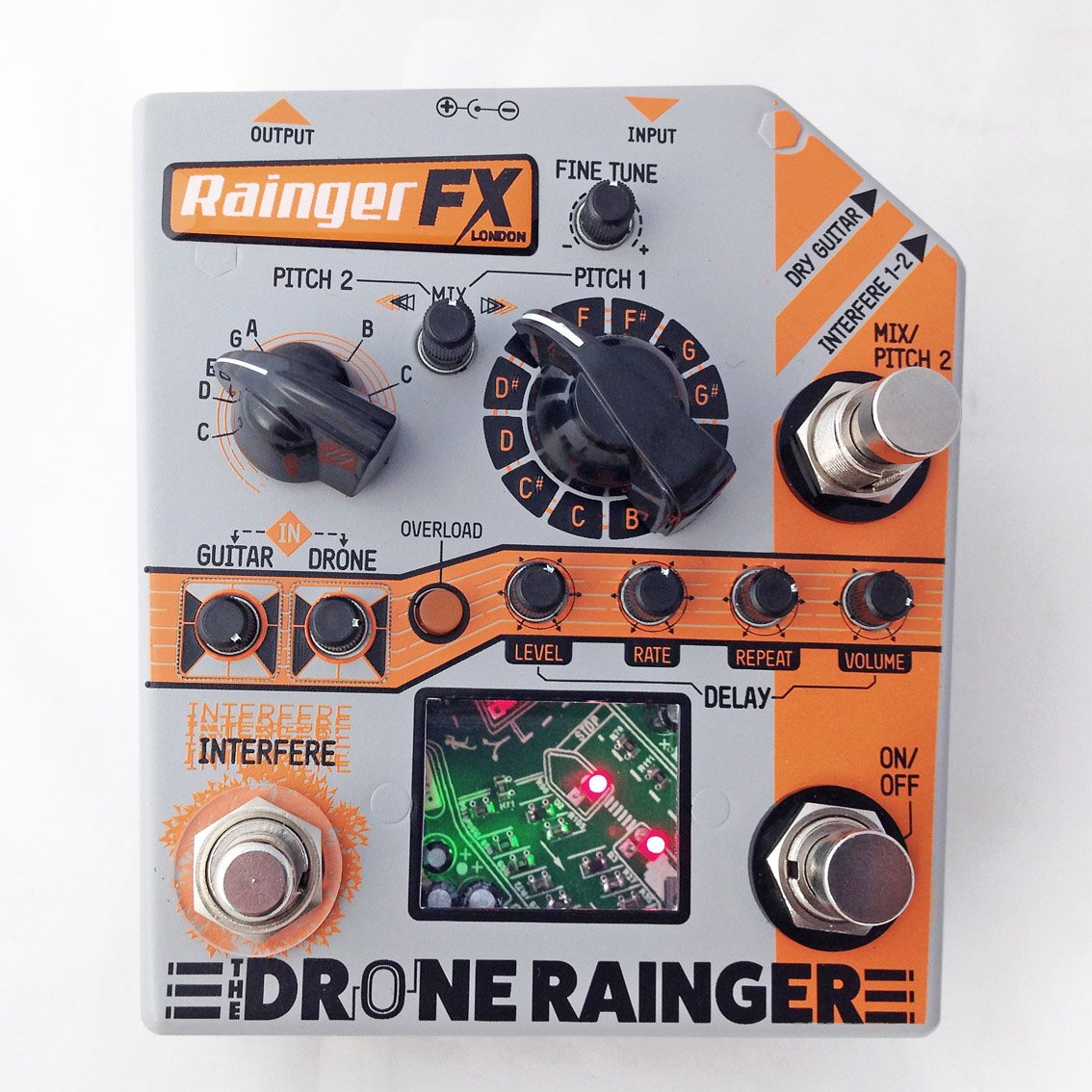 Drone Rainger Digital Delay | Rainger FX Boutique Guitar Effects Pedal