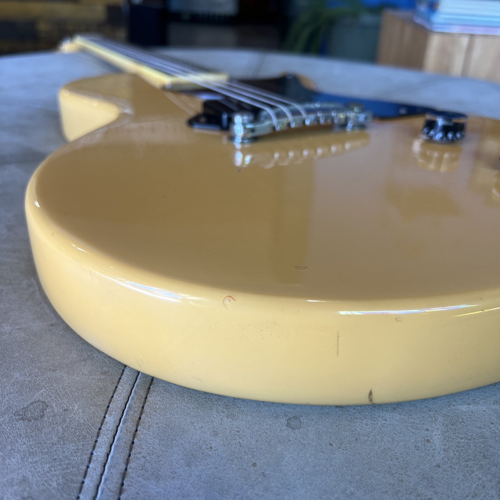 Vintage 1970s Ibanez "Lawsuit Era" Les Paul Junior Copy - TV Yellow (Set-Neck)