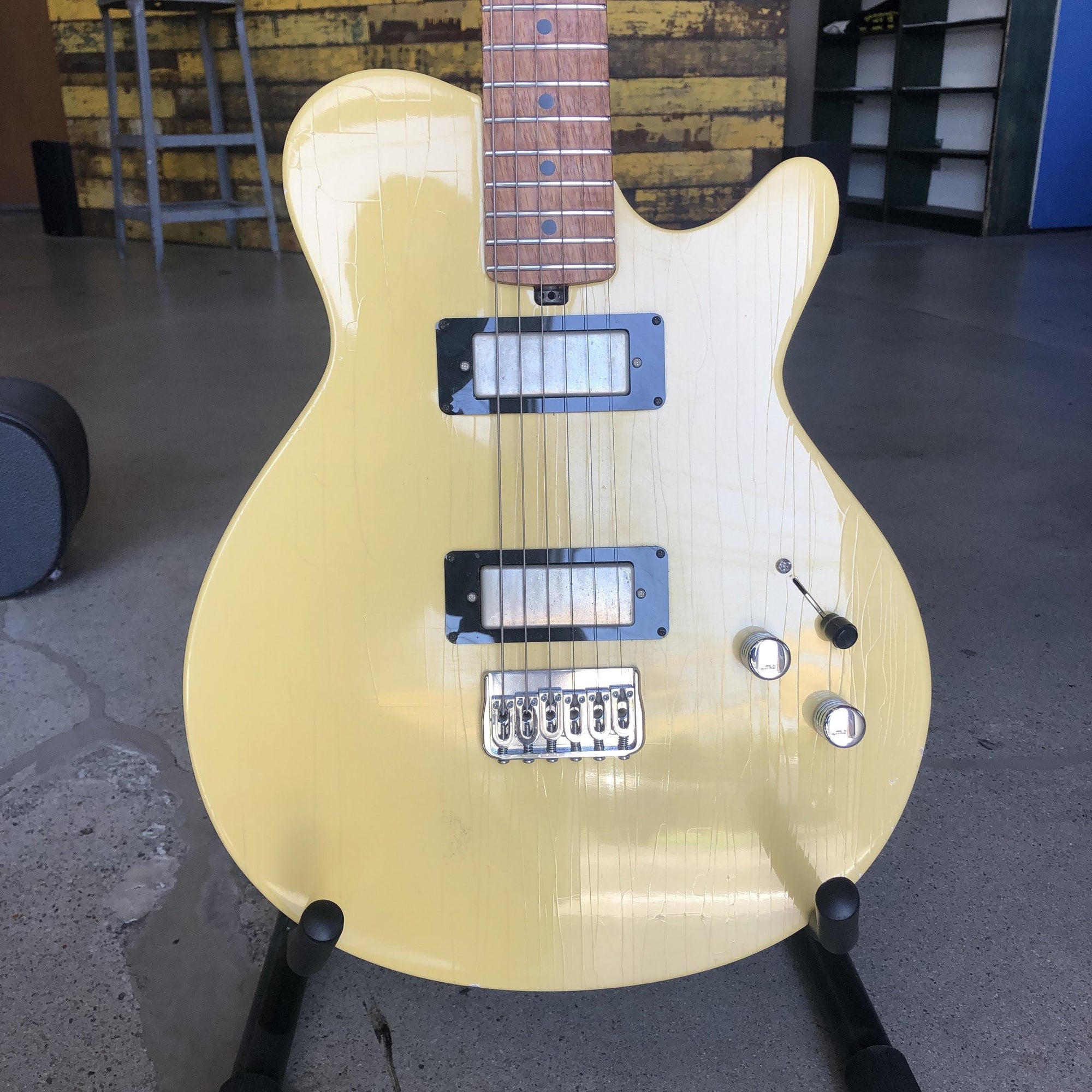 Porter Guitars Les Bois Custom, Vintage Yellow, Light Relic - #18-026