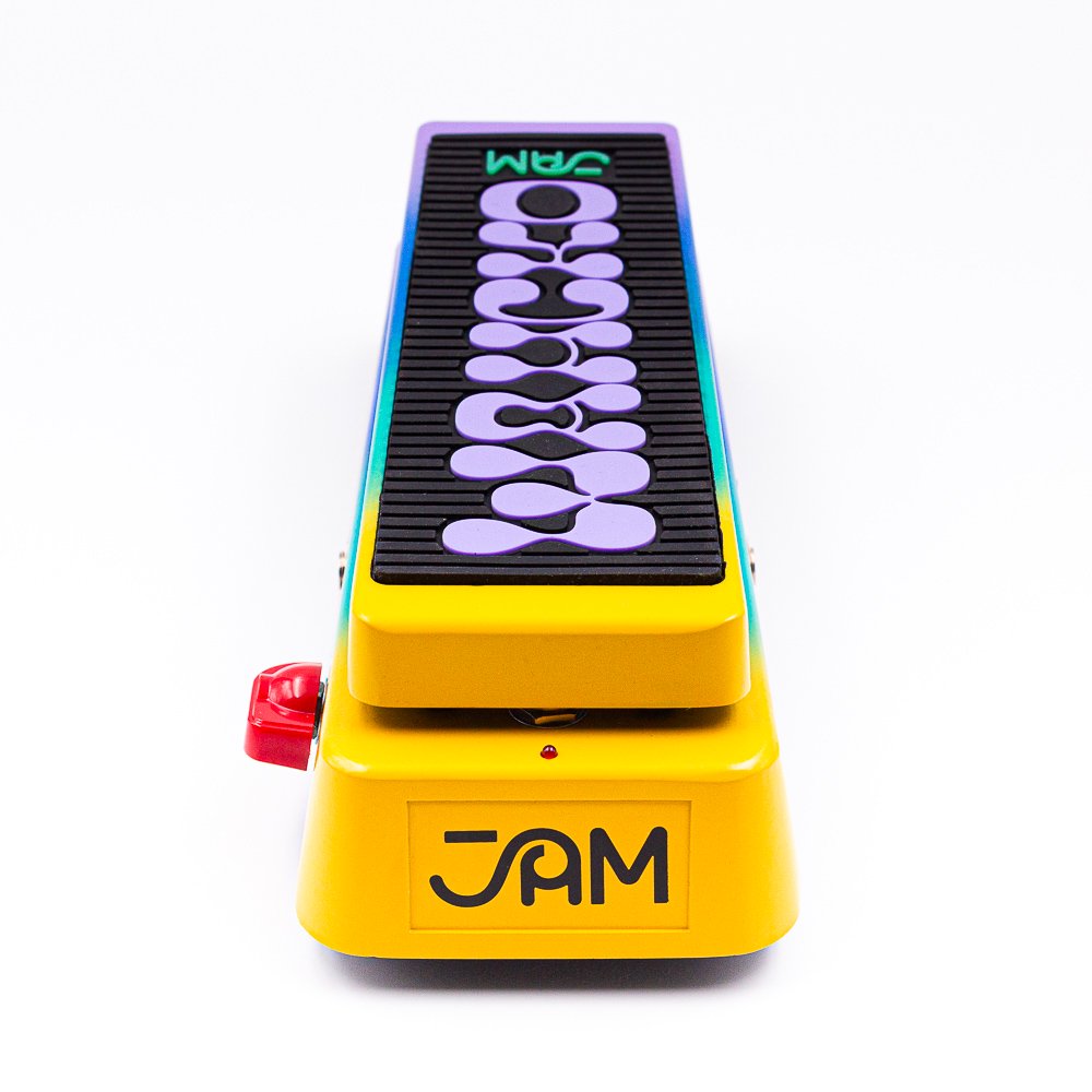 JAM Pedals Wahcko Mk.2 Wah Pedal rear heel down view with JAM logo
