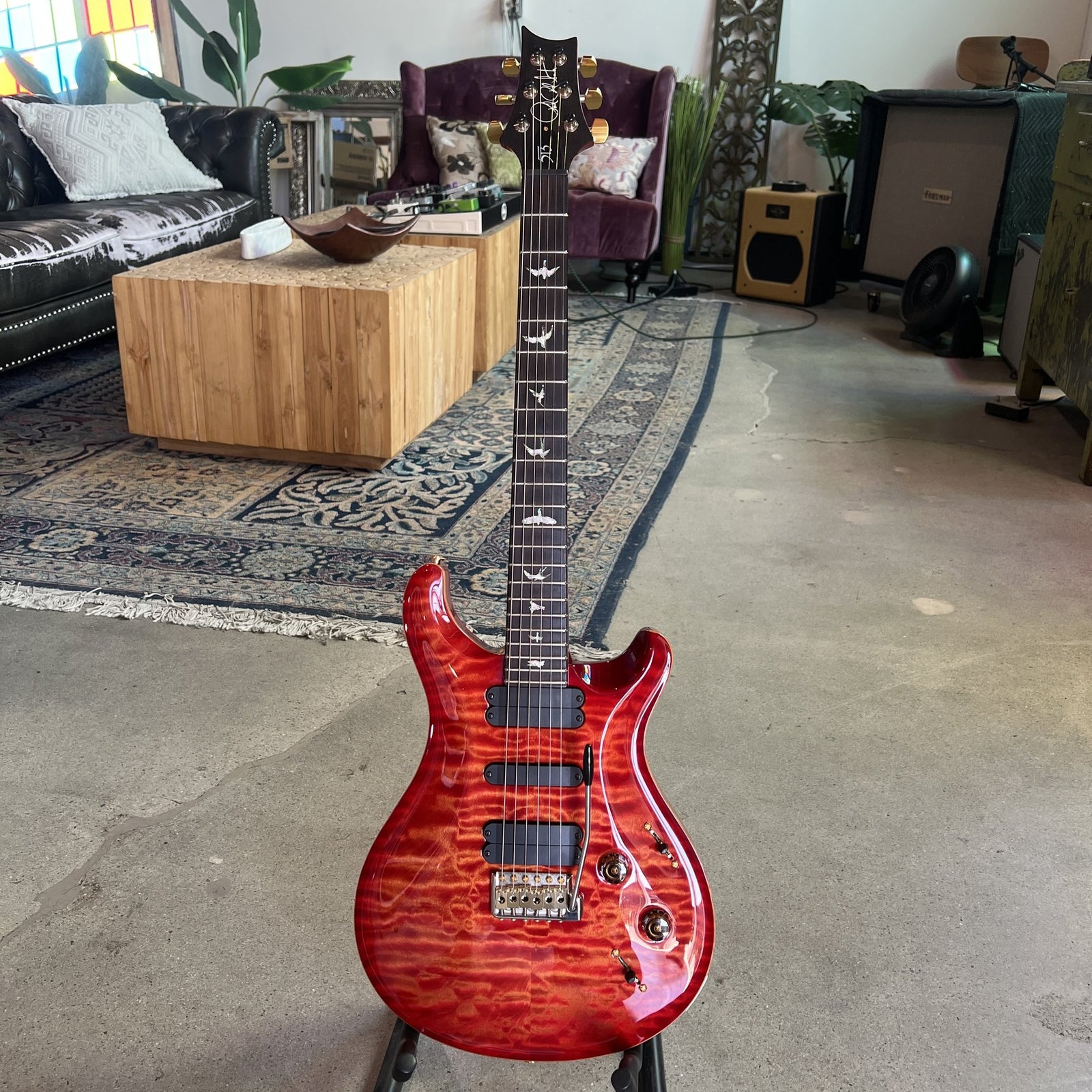 PRS 513 Wood Library 10 Top - 2019 - Blood Orange