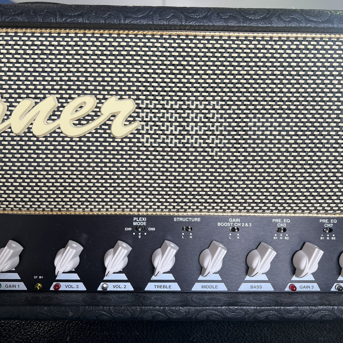 2005 Bogner Ecstasy 101B Head, Footswitch & Cover