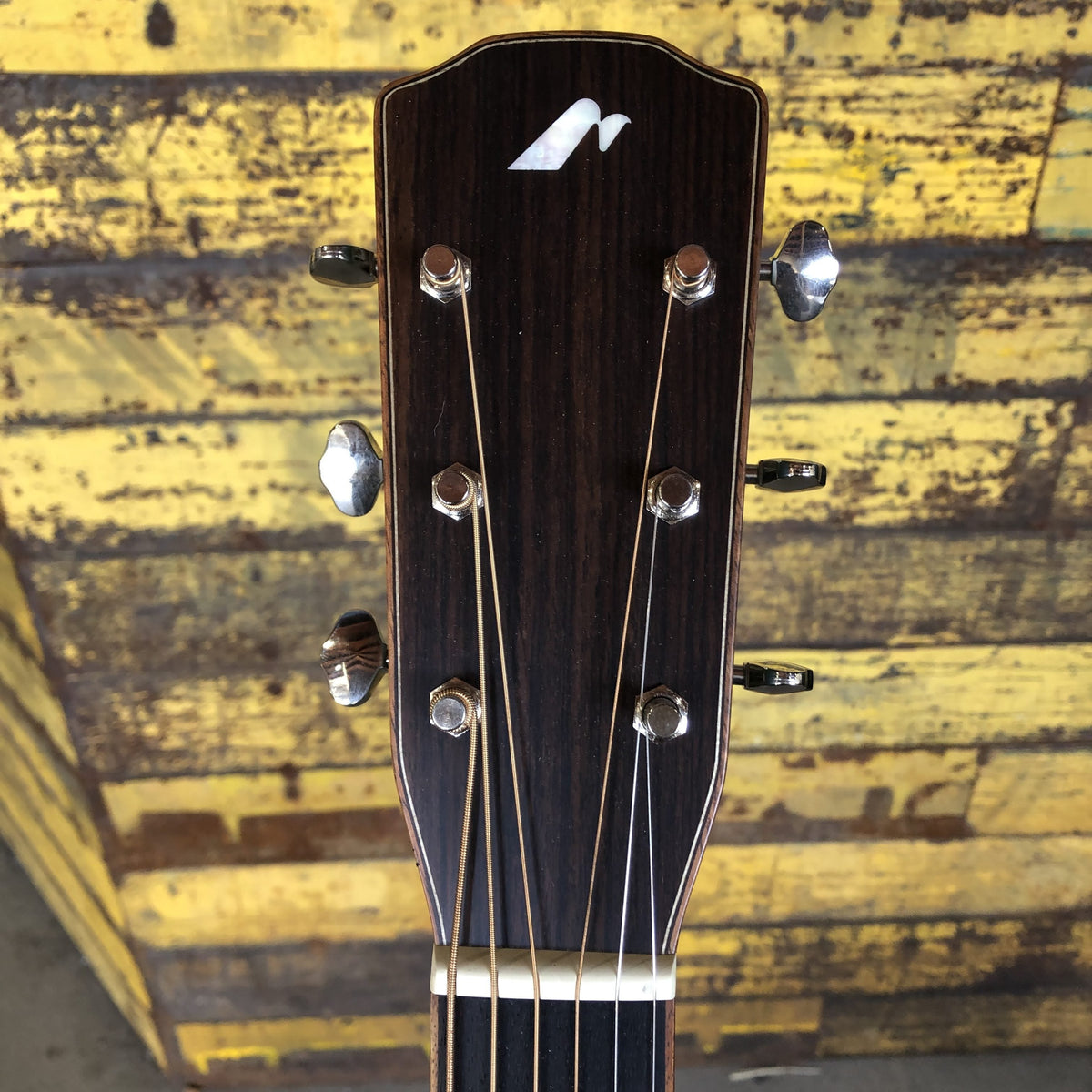 Morris FLB-80 Acoustic Electric Guitar - Turquoise Blue