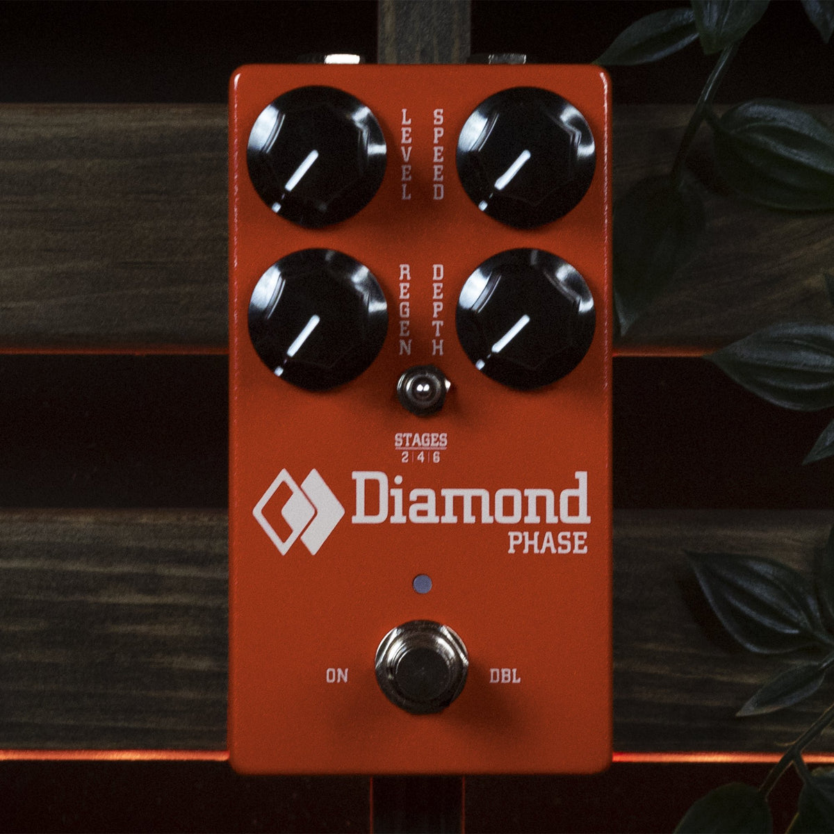 Diamond Pedals Phase: All-Analog JFET Phaser Pedal (2/4/6-Stage)