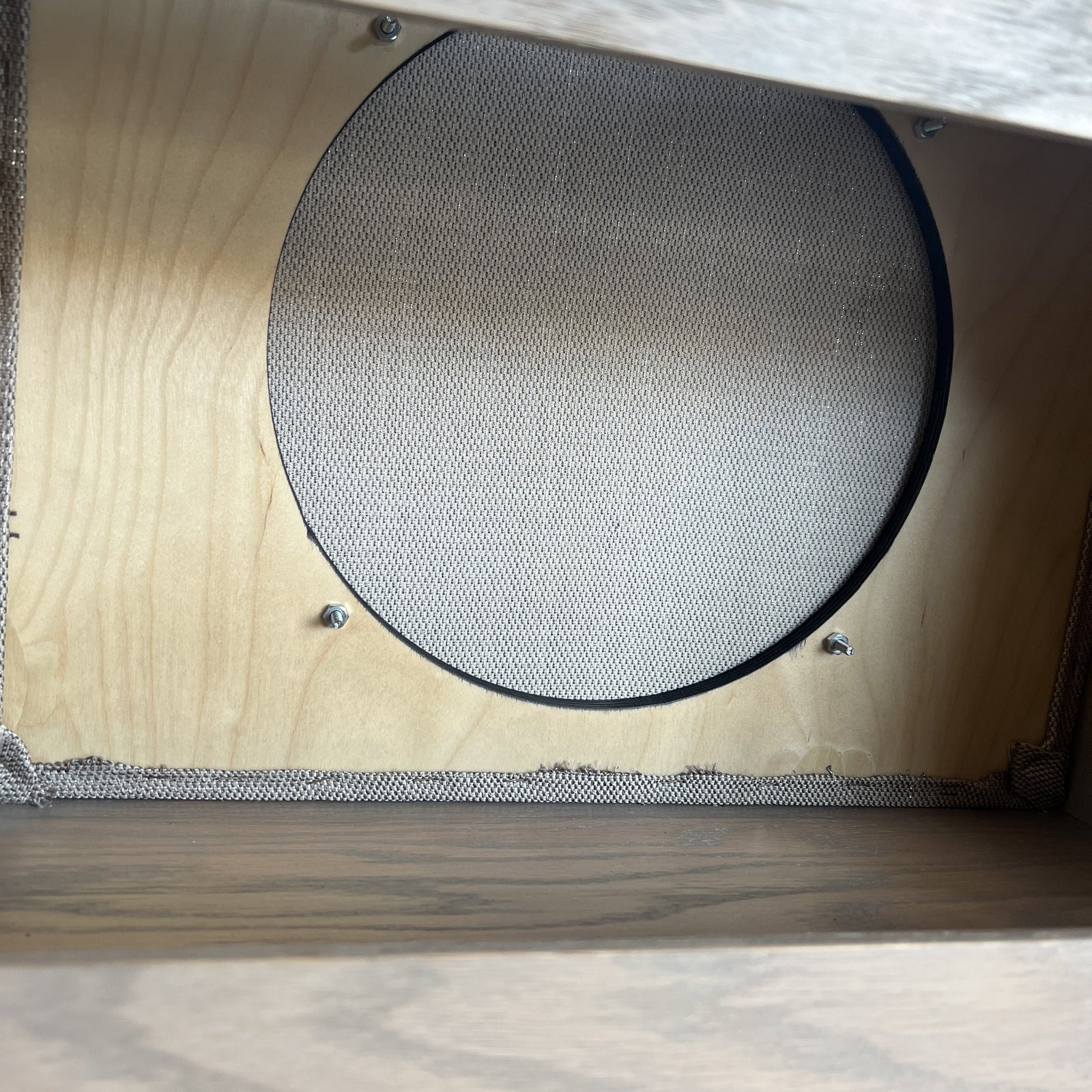Westbound Amp & Embroidery Custom Red Oak 12" Cabinet for Tweed Deluxe