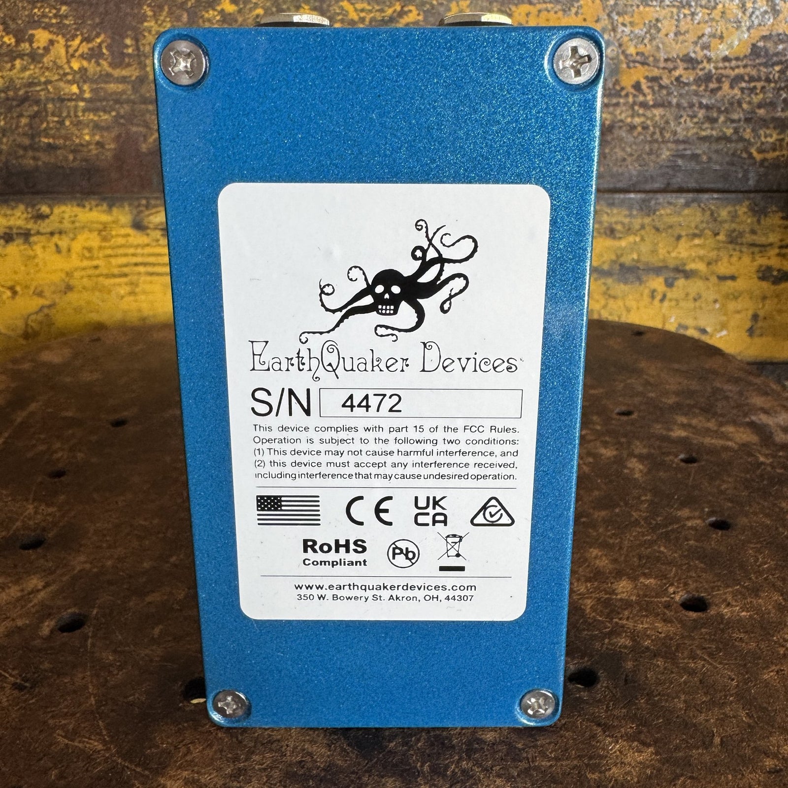 EarthQuaker Devices Aqueduct Vibrato