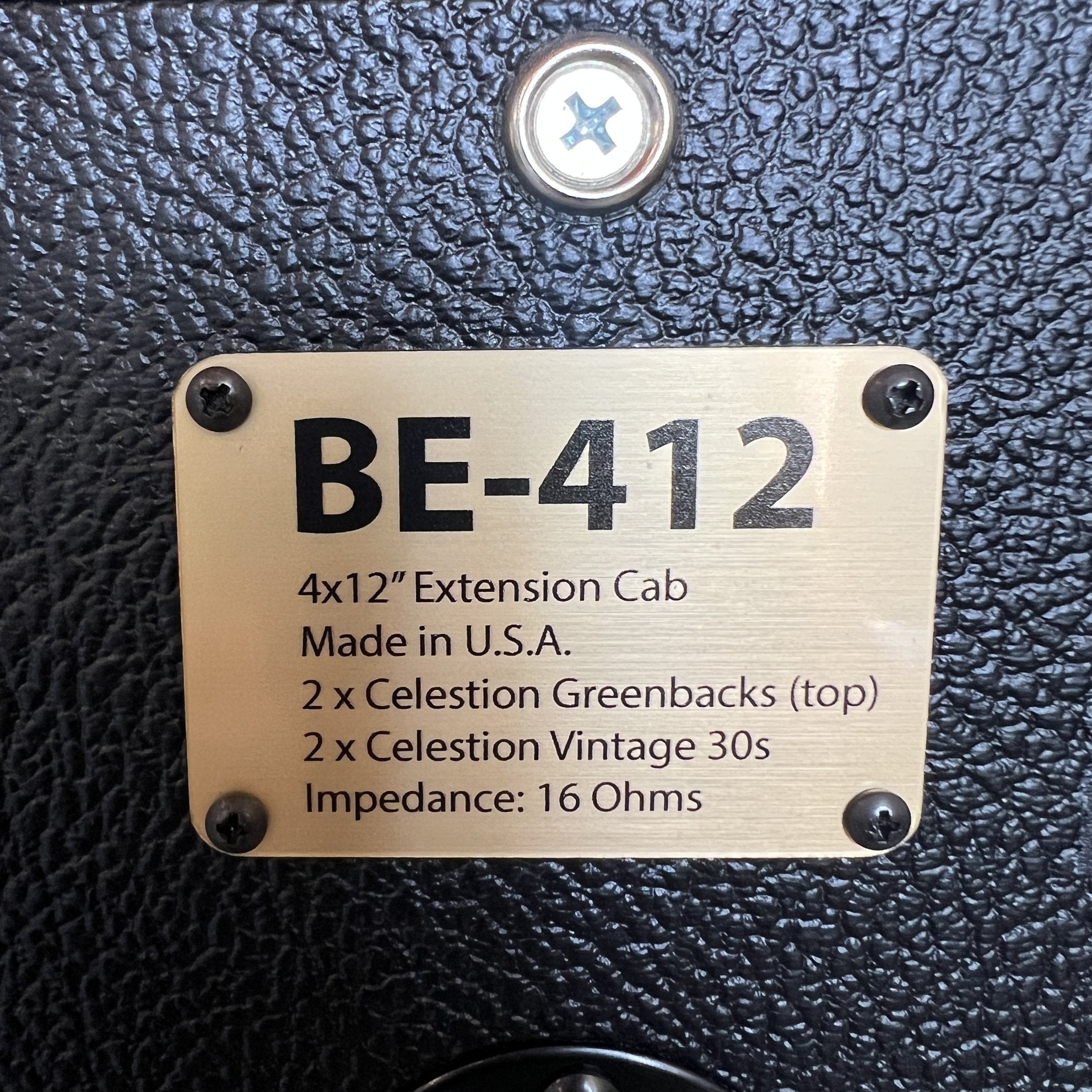 Friedman BE-412 - 4x12" Extension Cabinet with (4) Celestion Greenbacks