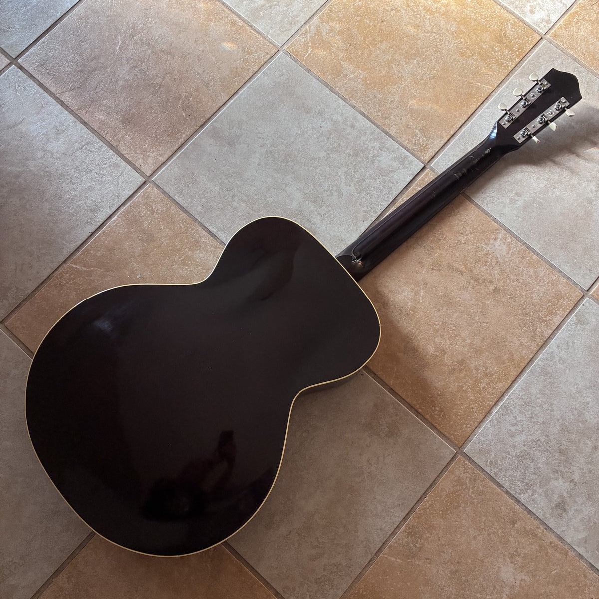 Vintage 1930’s Montgomery Ward Archtop Guitar & Case